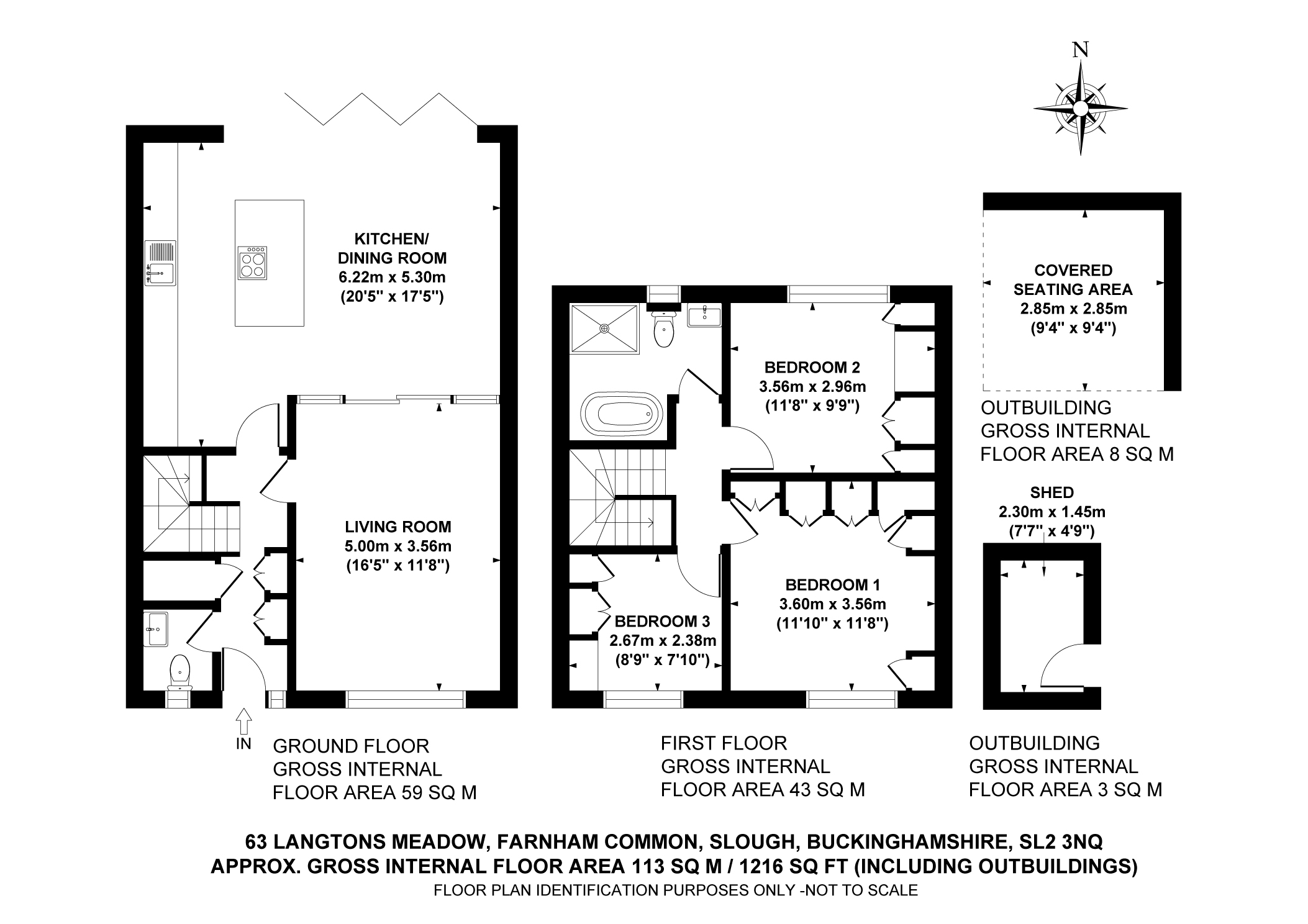 63, Langtons Meadow, Slough floorplan