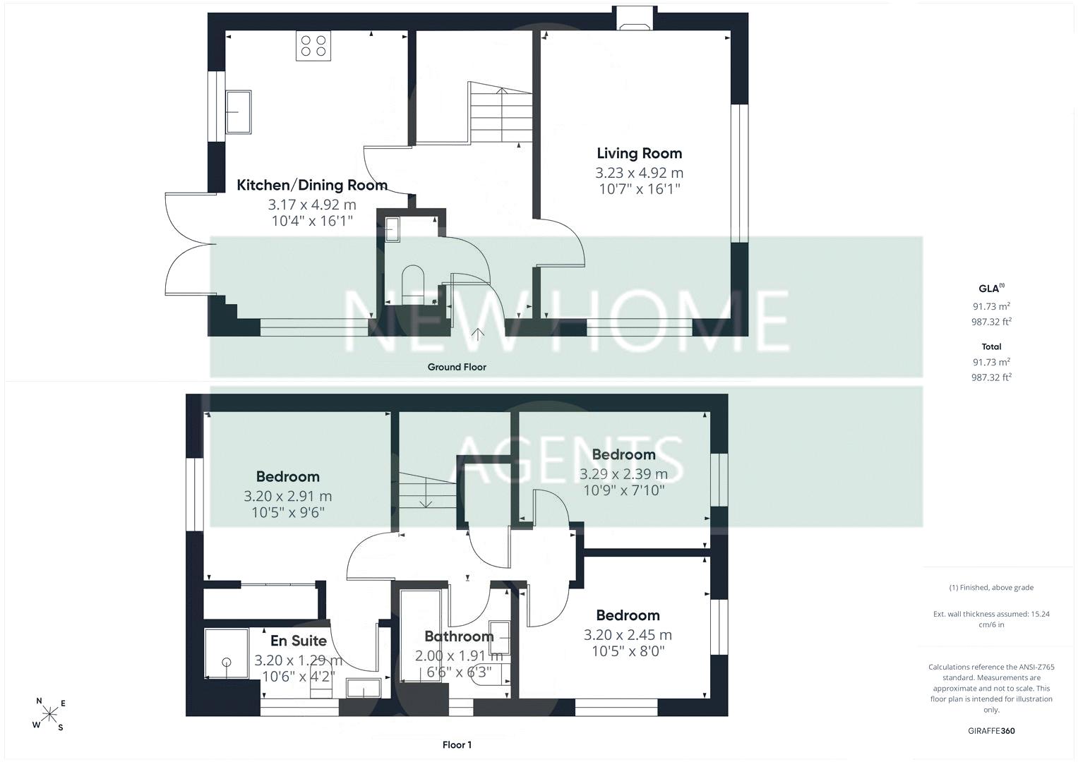 23, Ranulf Road, Sudbury floorplan