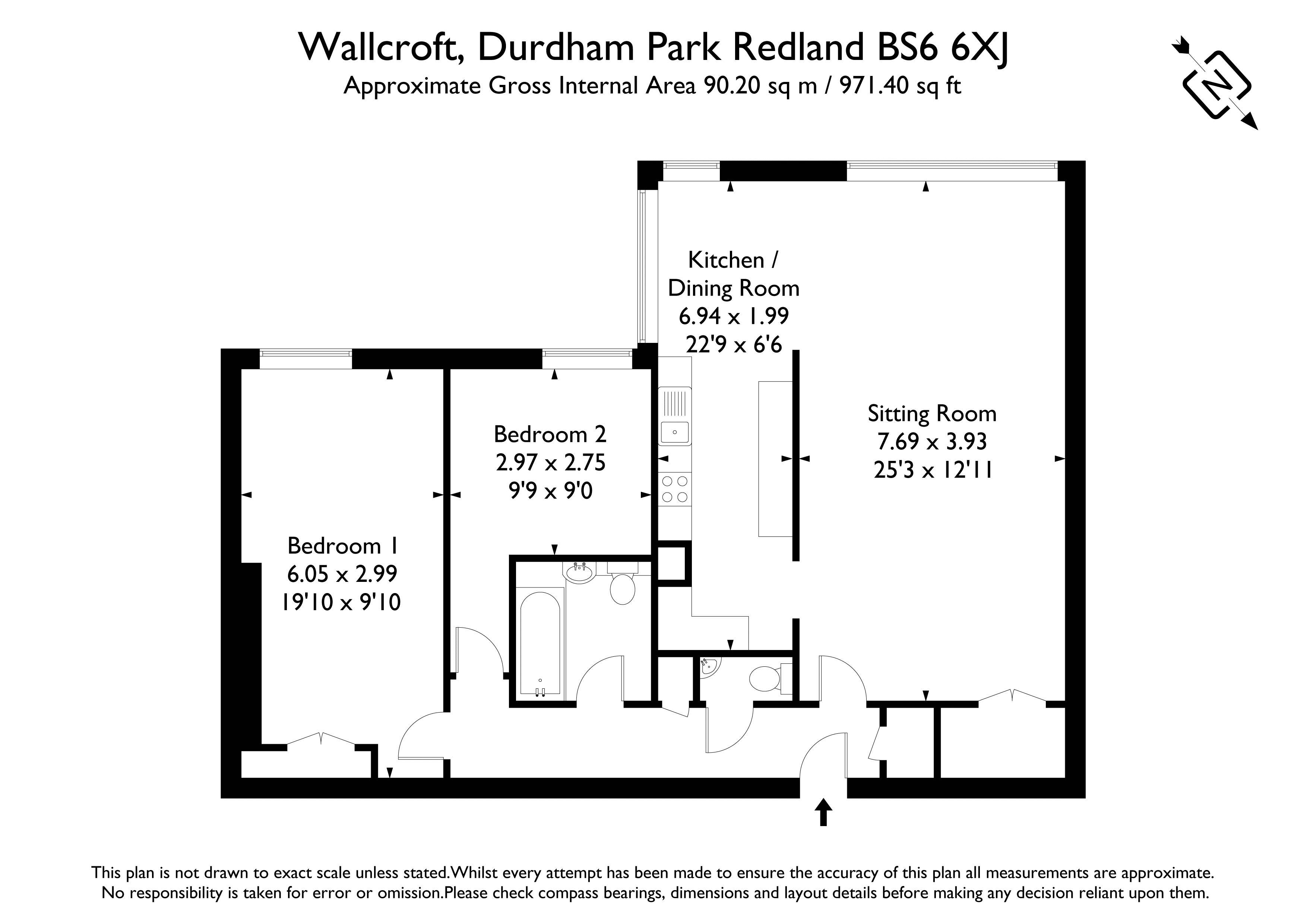 Durdham Park, Bristol floorplan