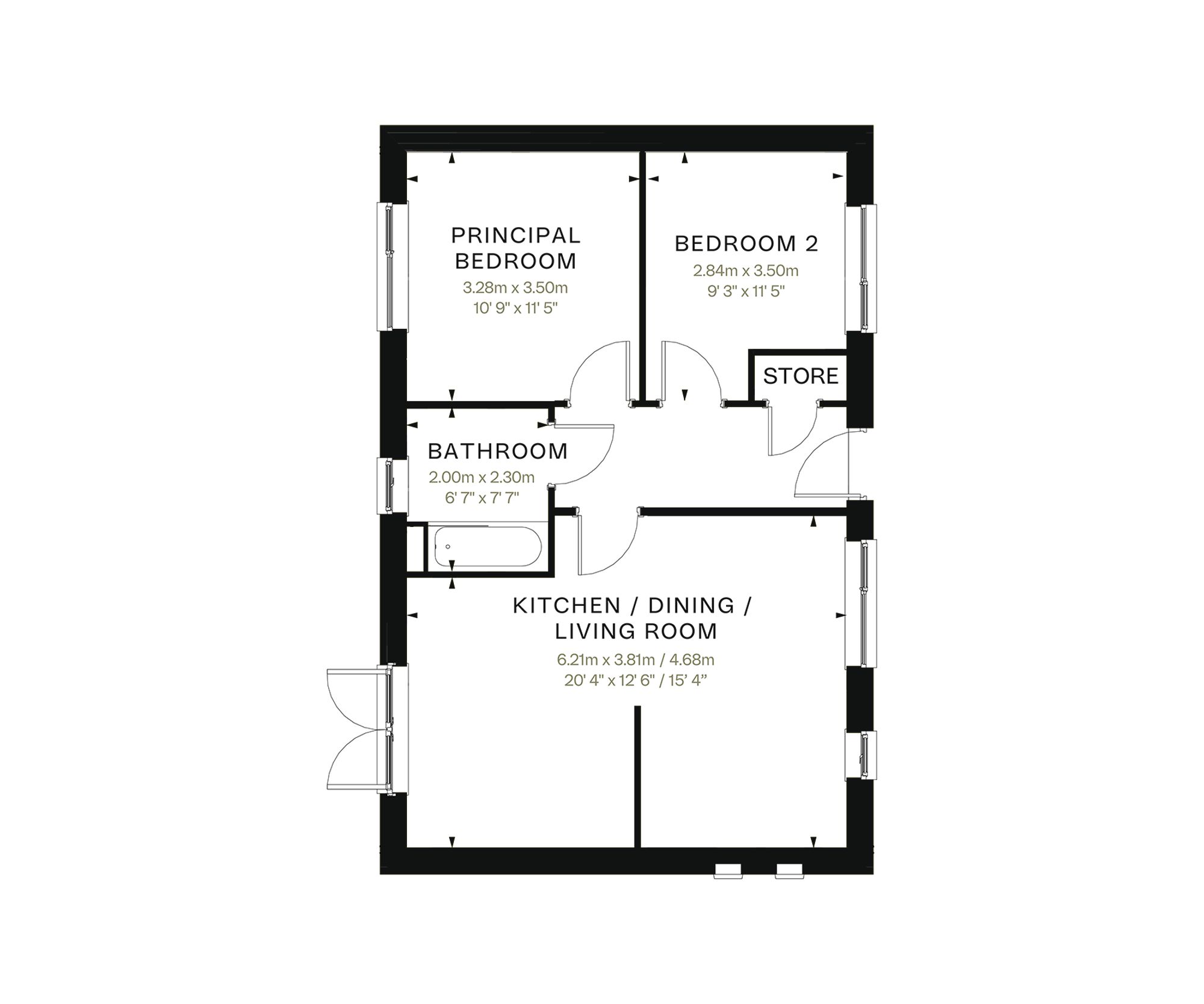 13, Sliverdale, Sylvan, Ruddington floorplan
