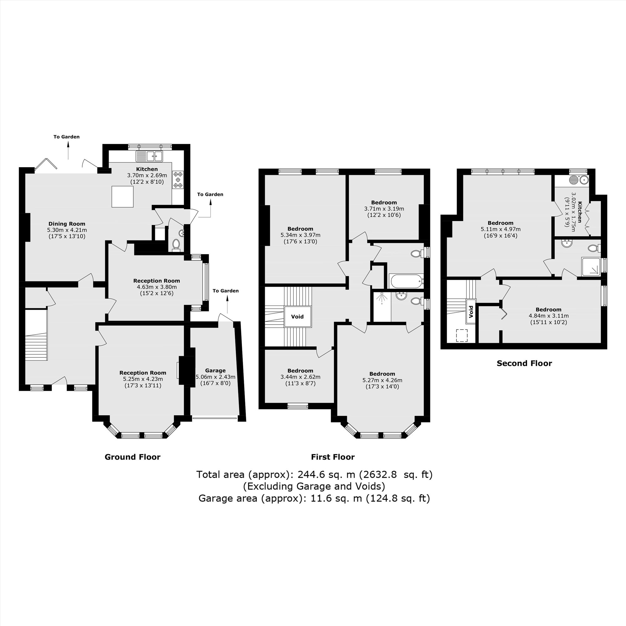 21, Presburg Road, New Malden floorplan