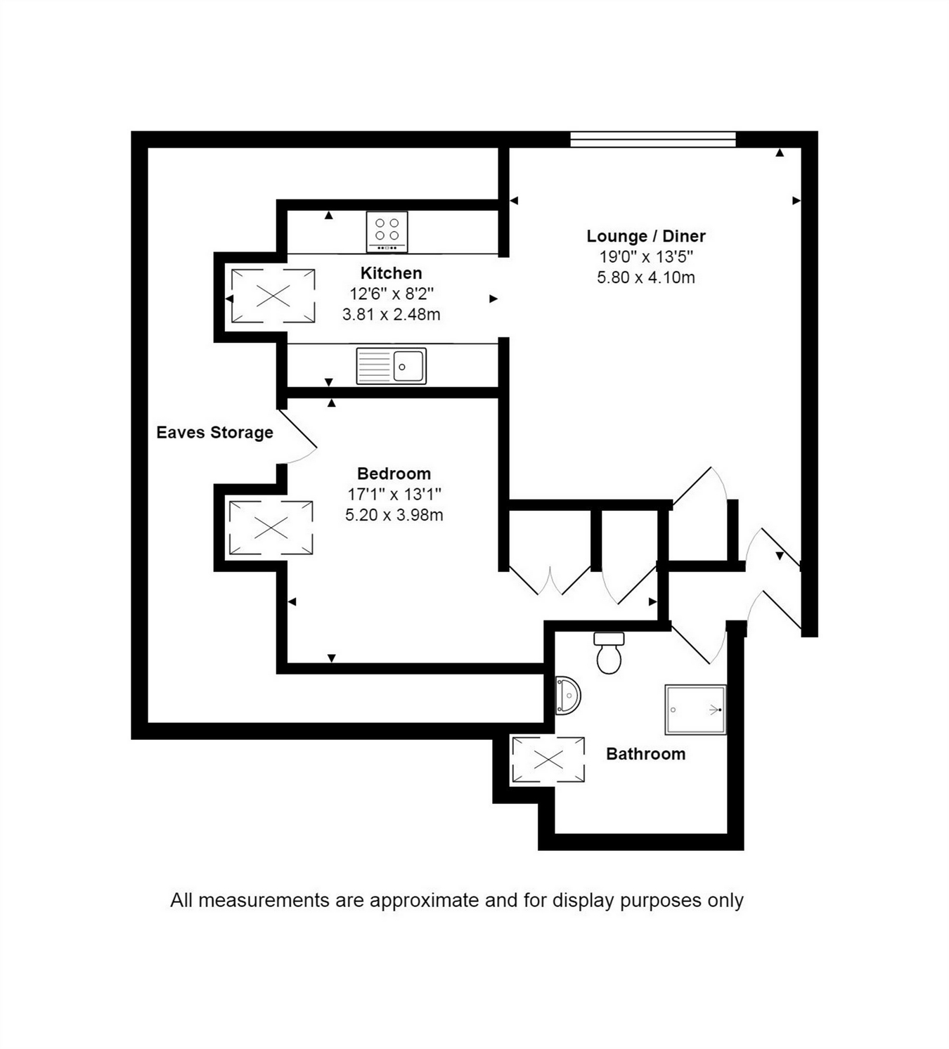 1 Bedrooms Flat for sale in Mayfield, 19-21, Stanwell Road, Ashford, Surrey TW15