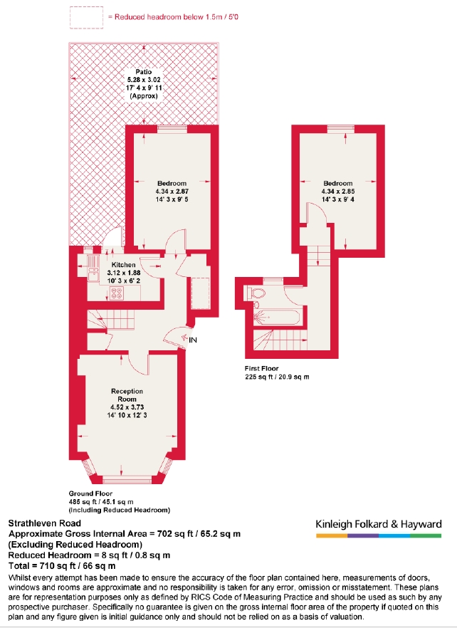 21, Strathleven Road, London floorplan