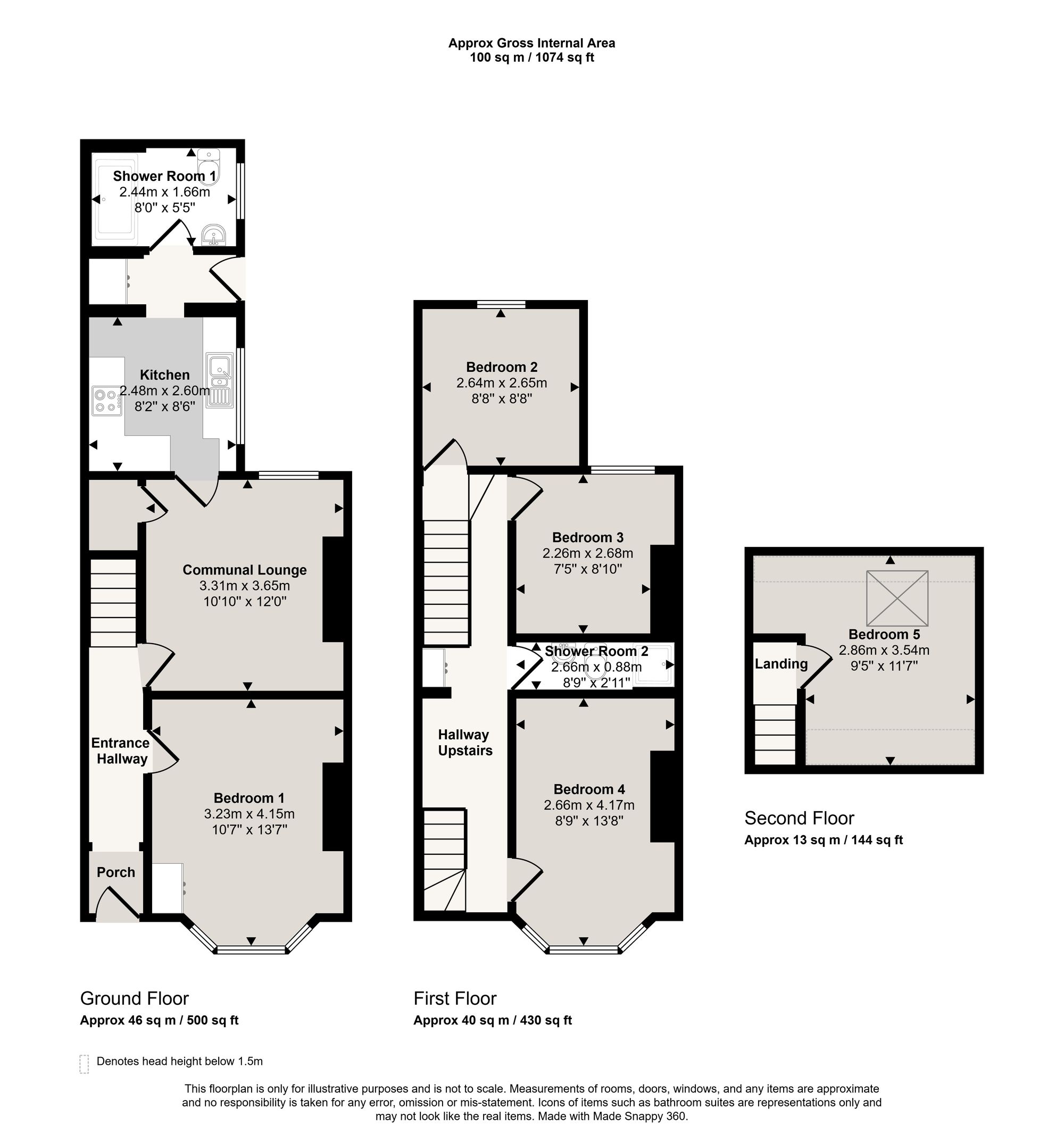 85 Albany Road, Liverpool floorplan