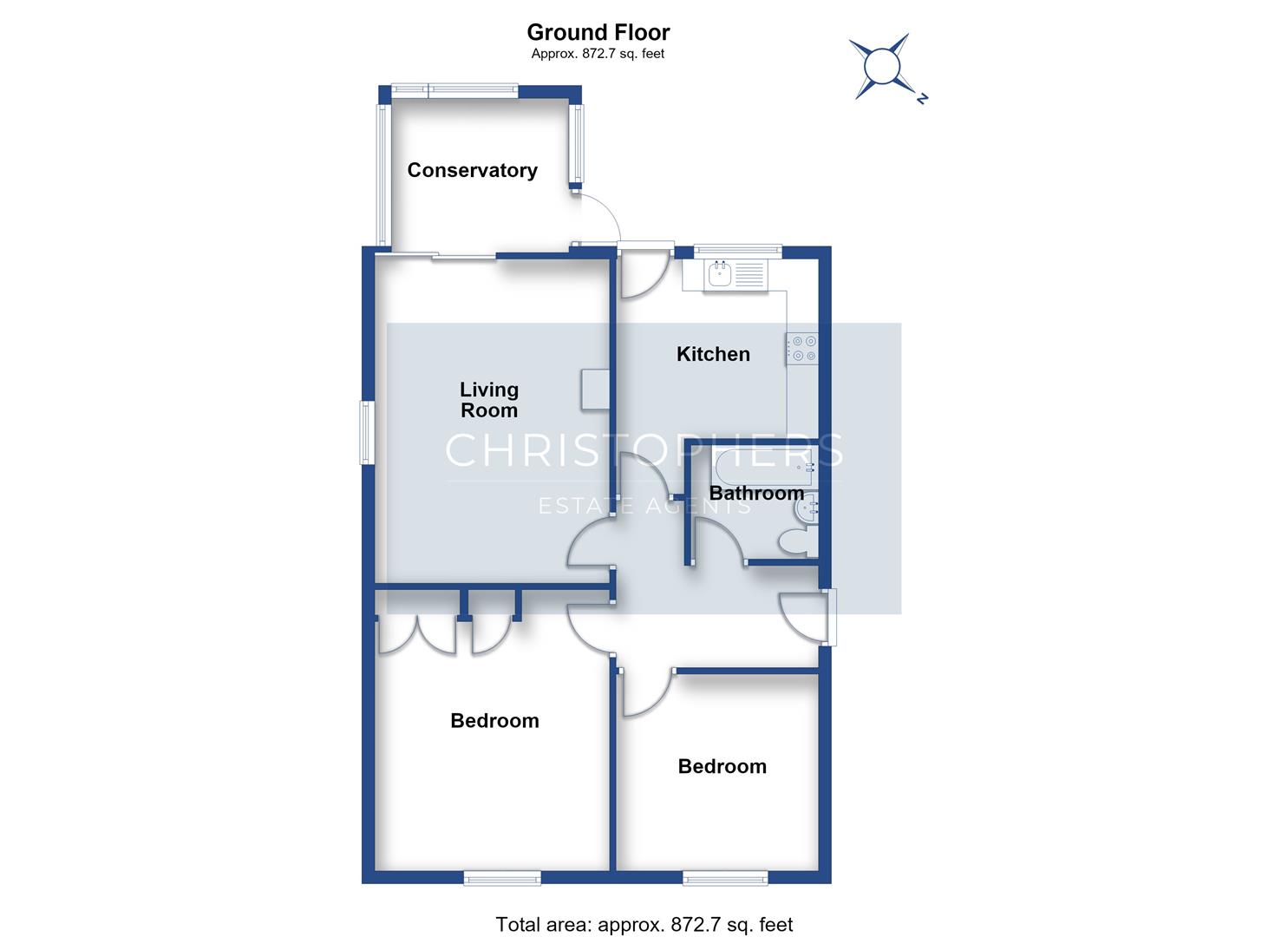 1, Castle Court, Praa Sands floorplan