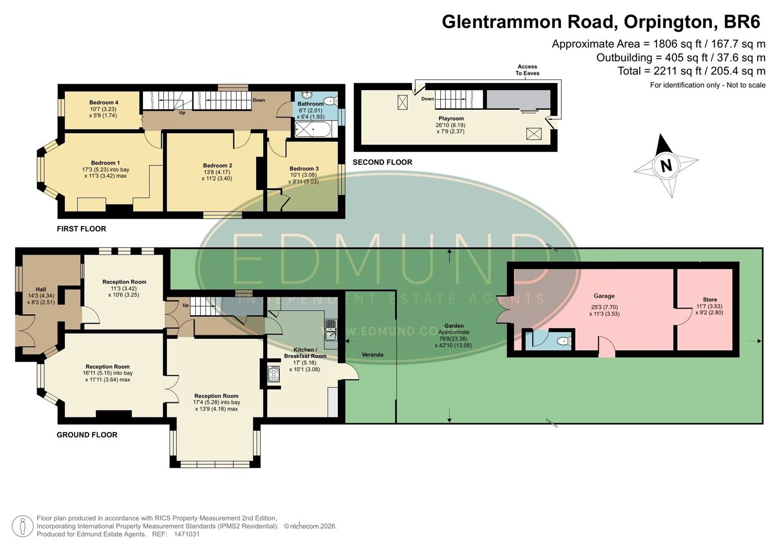 113, Glentrammon Road, Orpington floorplan