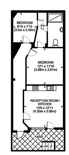 22b, Melcombe Street, London floorplan