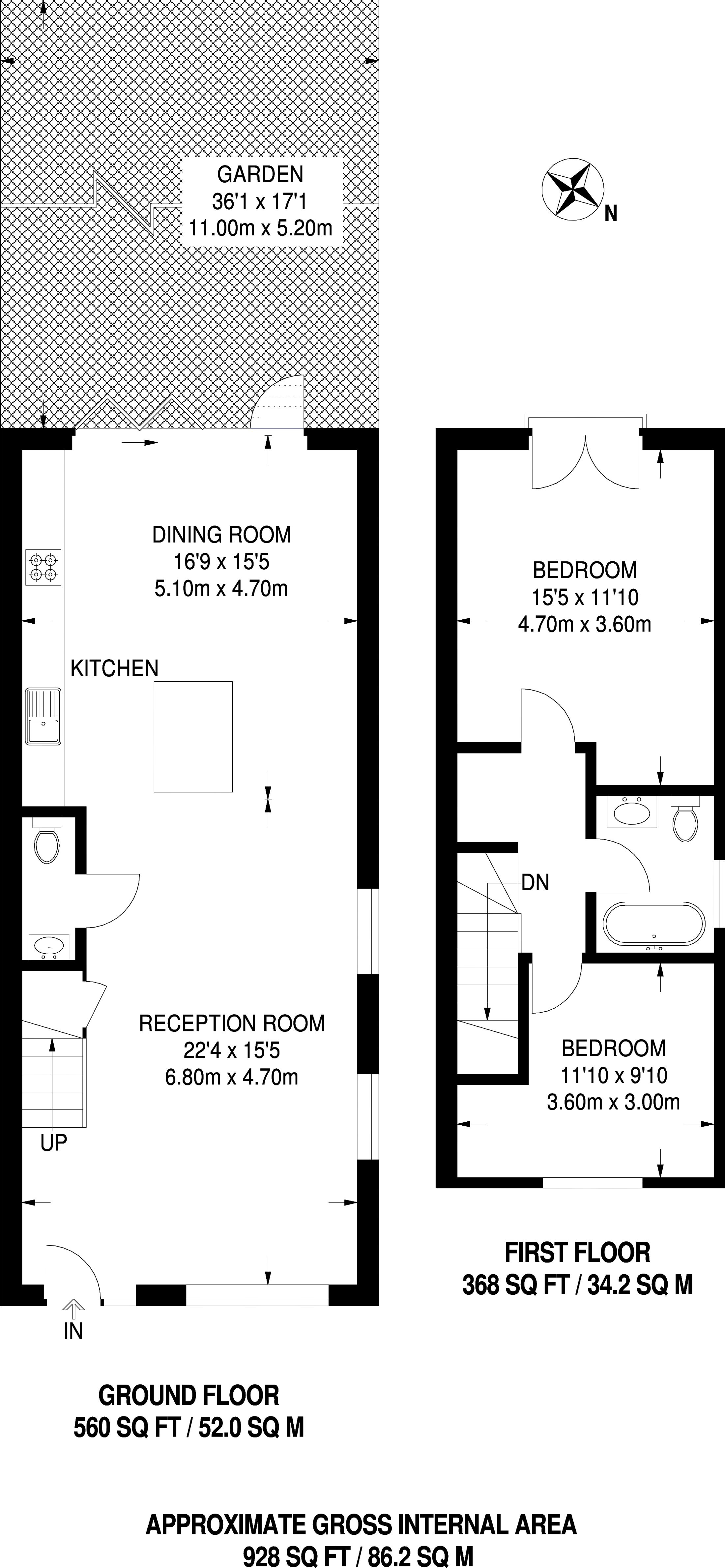 2 Bedrooms  for sale in Akerman Road, Surbiton KT6