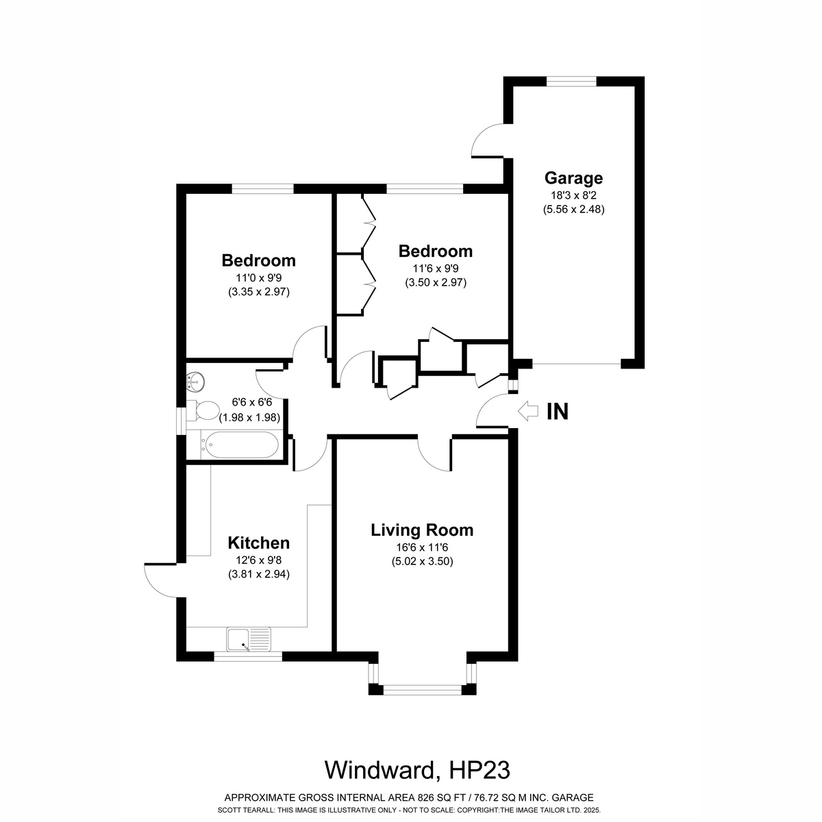 Windward, Manor Road, Tring floorplan