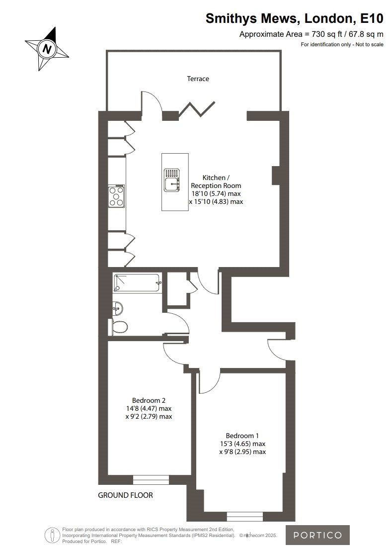 1, Smithys Mews, London floorplan