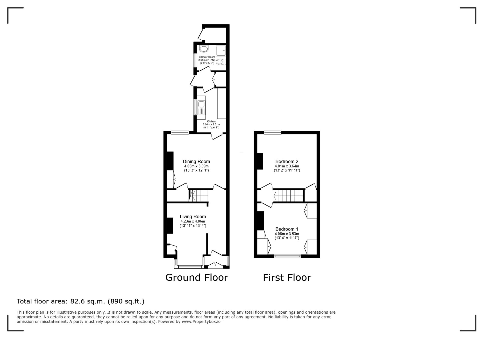 89 Gordon Street, Stoke-On-Trent floorplan