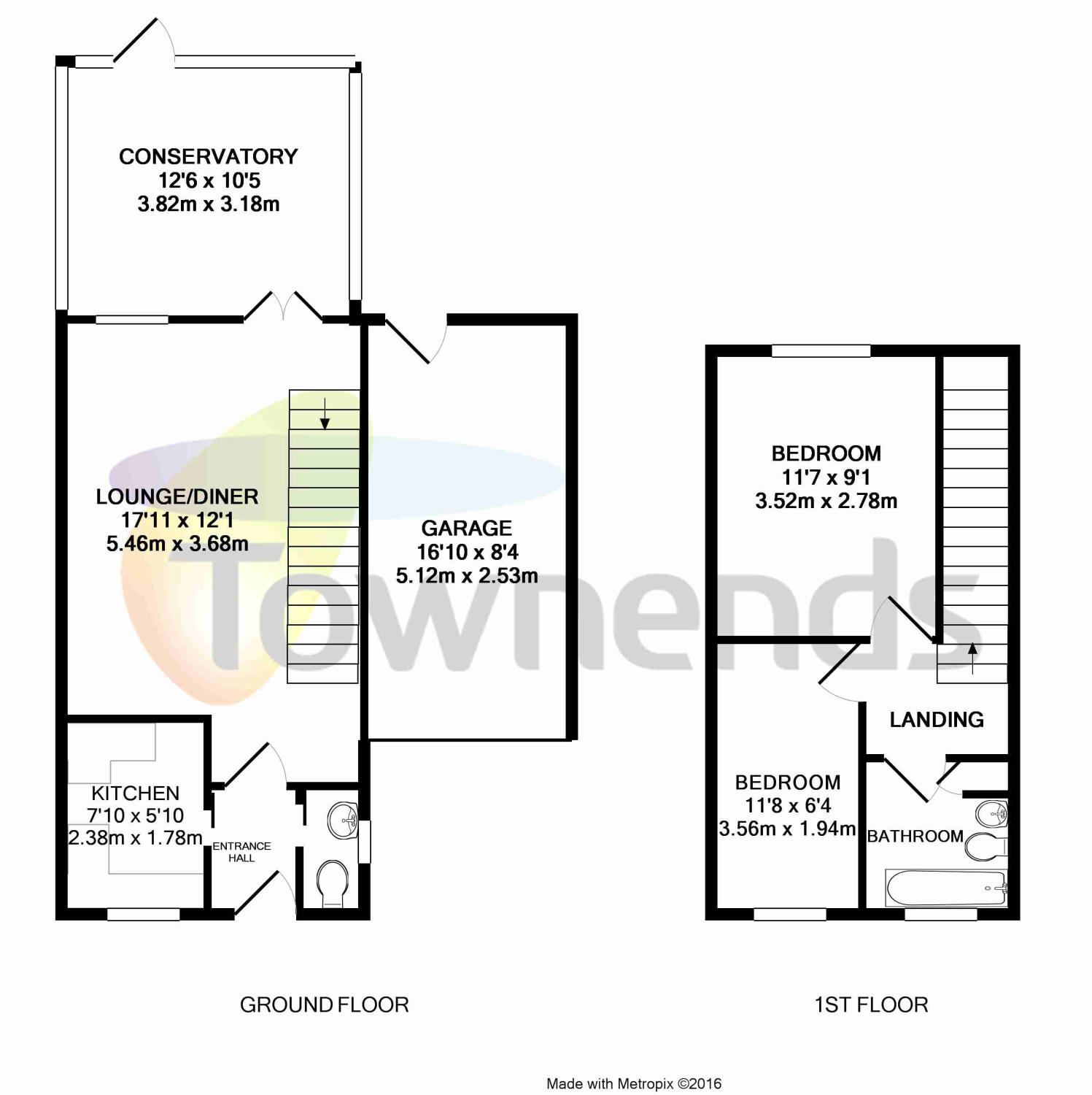 2 Bedrooms Semi-detached house to rent in Ravenfield, Englefield Green, Egham, Surrey TW20