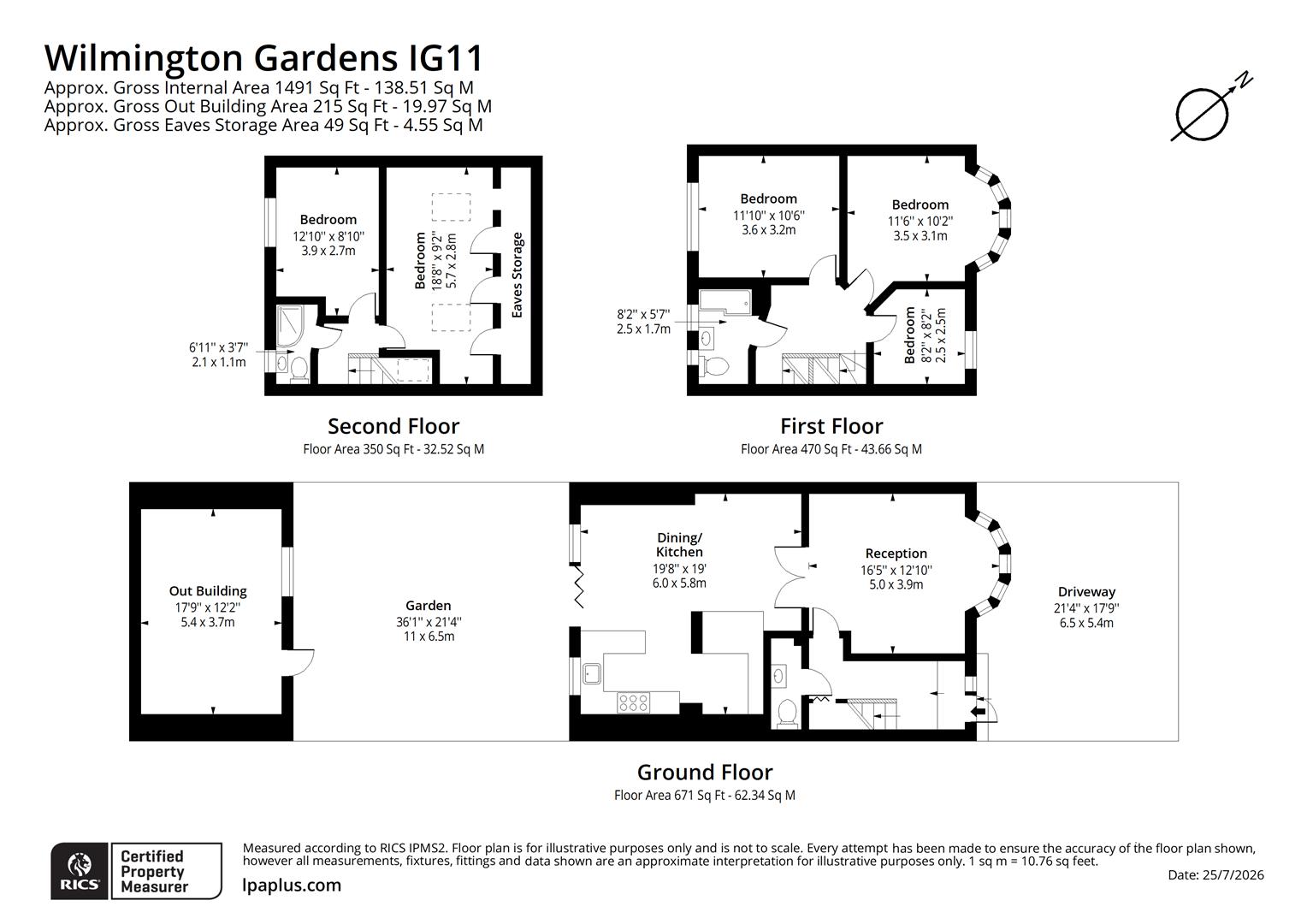 111, Wilmington Gardens, Barking floorplan