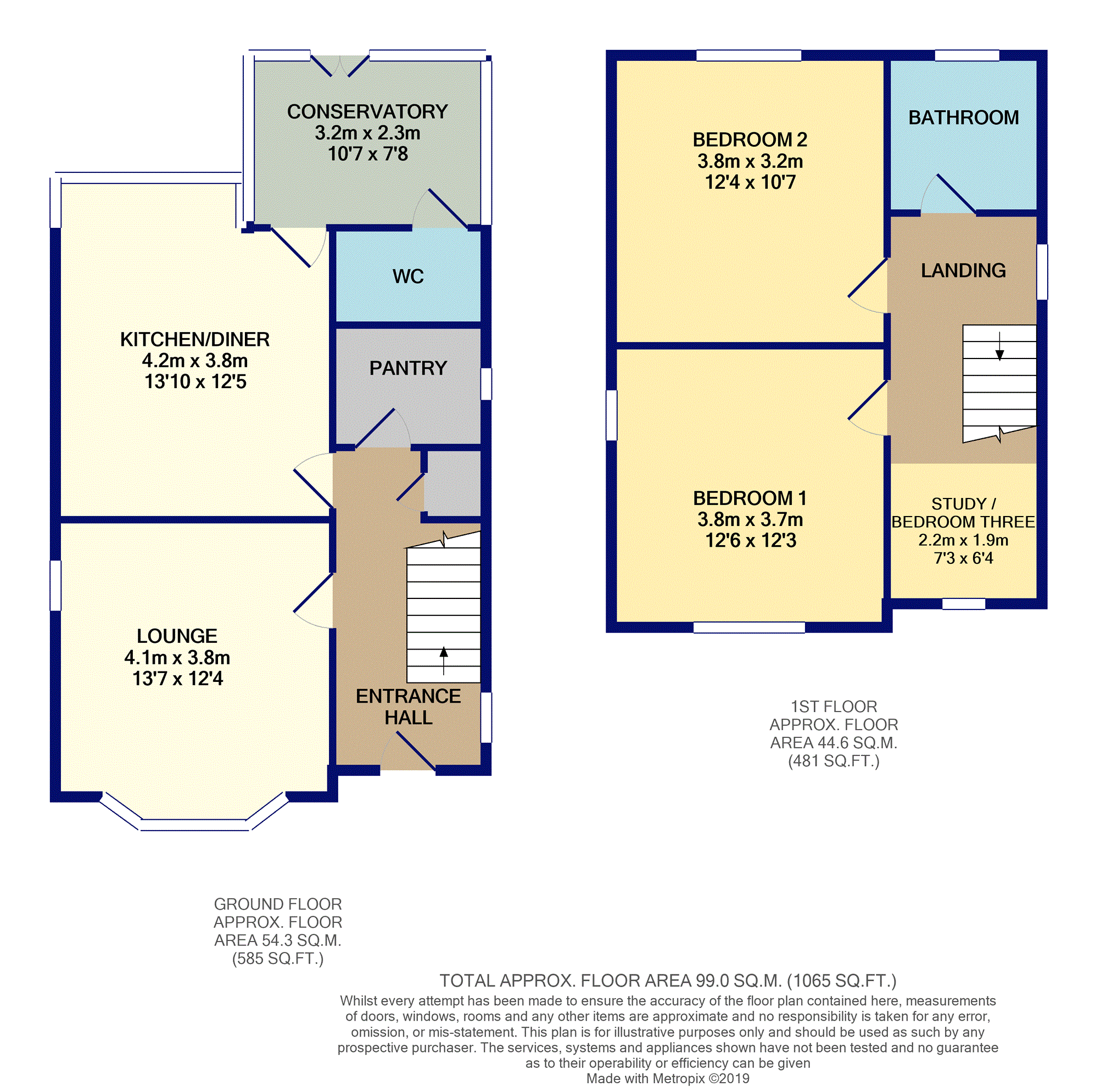 2 bed detached house for sale in The Hill, Glapwell, Chesterfield S44