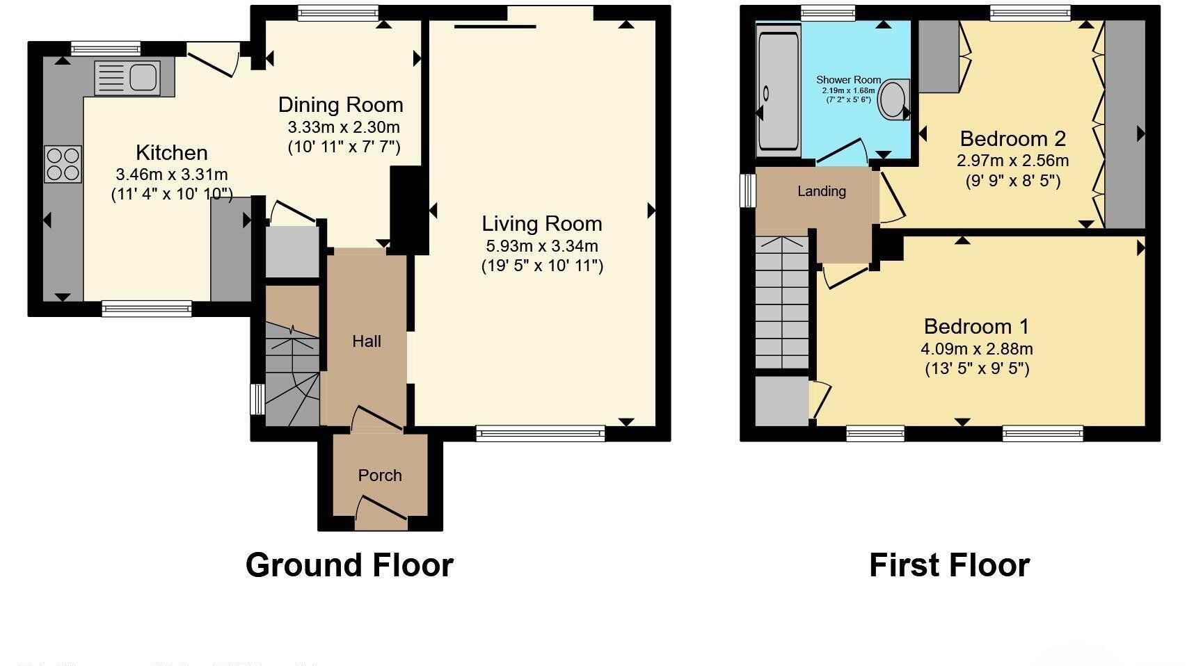 28 Littleton Road, Willenhall floorplan