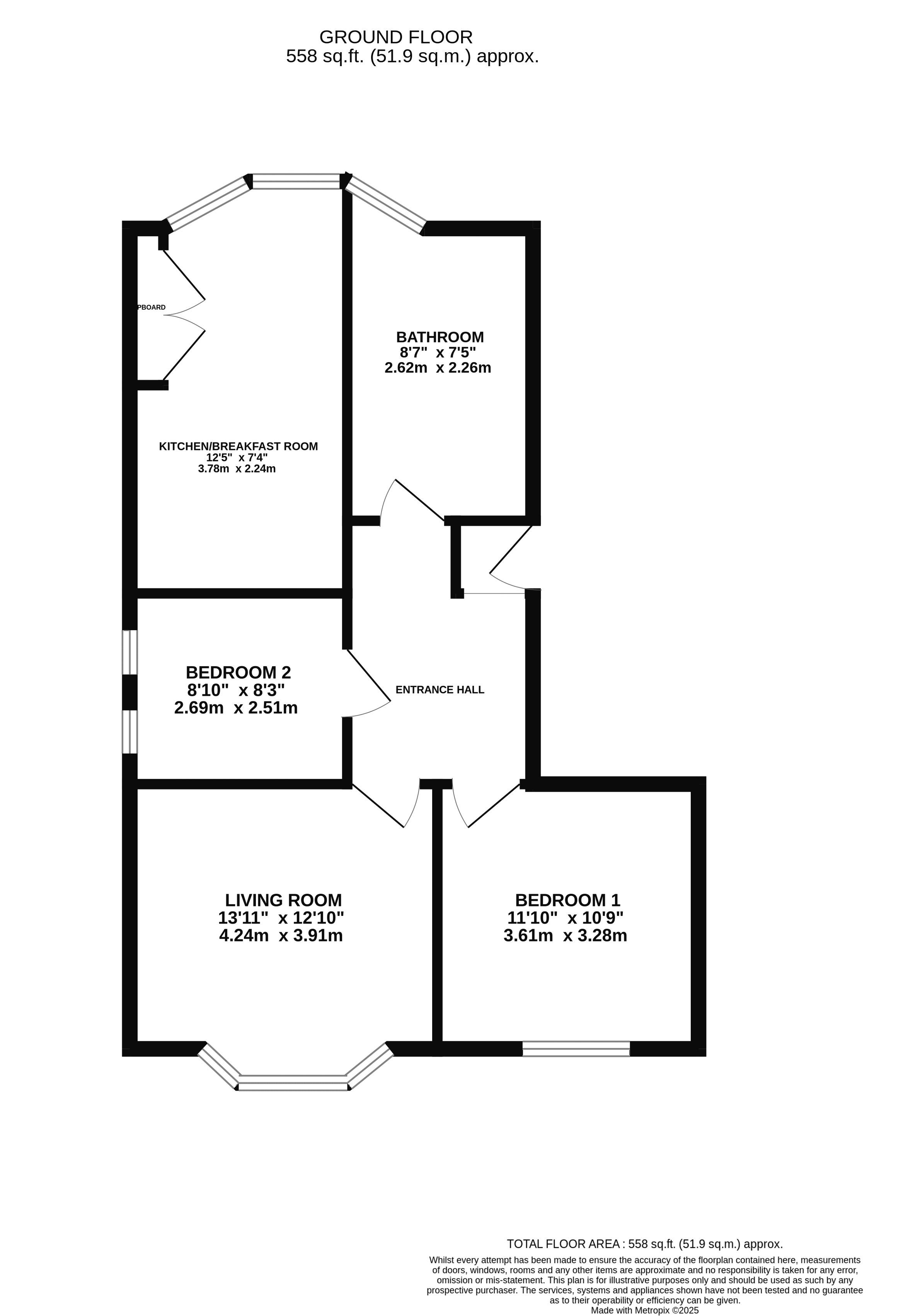 Flat 23,Clevedon House, Prince of Wales Road, Cromer floorplan