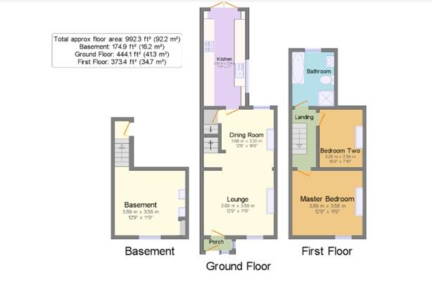 9, Broad Street, Warwick floorplan
