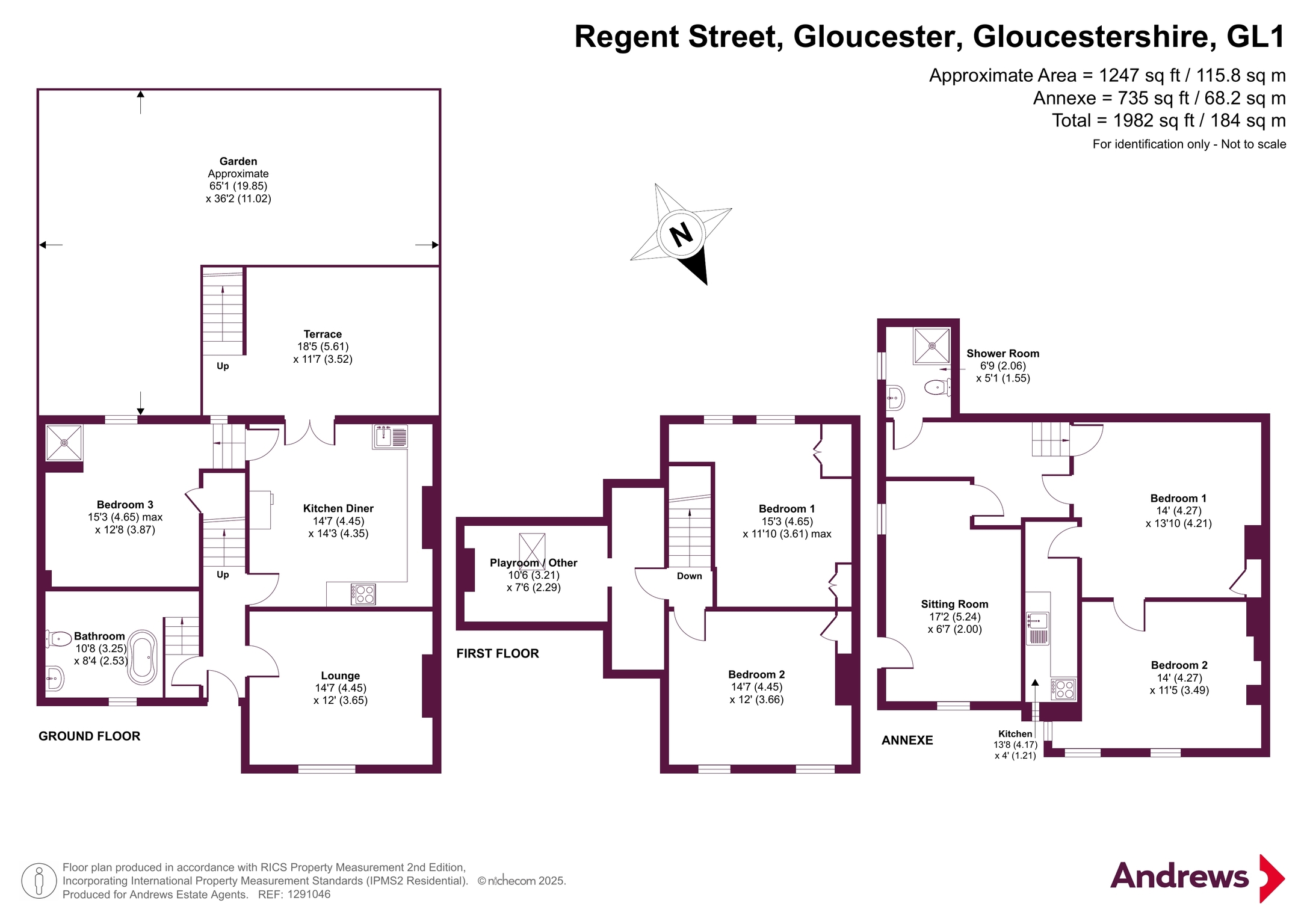 4, Regent Street, Gloucestershire floorplan