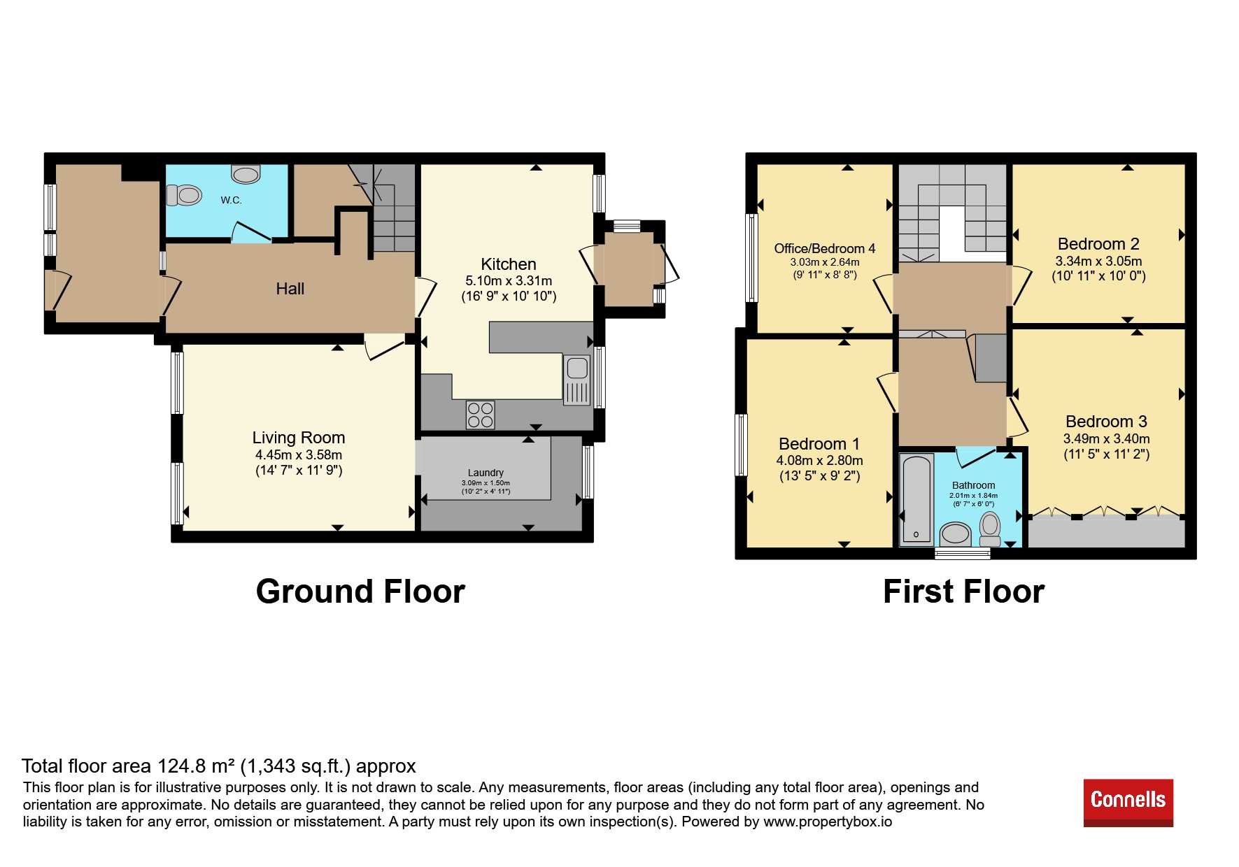 42, Countess Close, ST. NEOTS floorplan