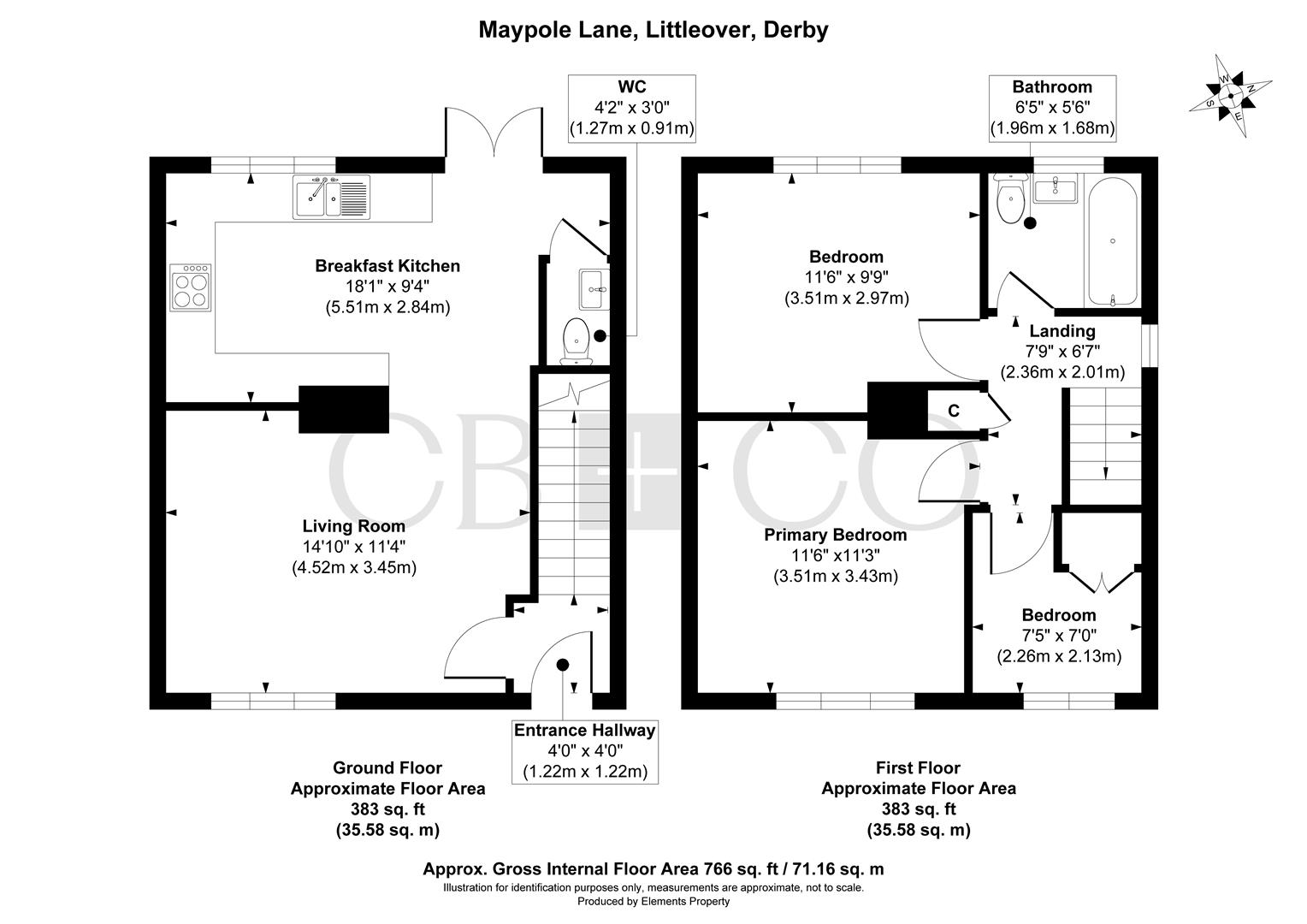 14, Maypole Lane, Derby floorplan