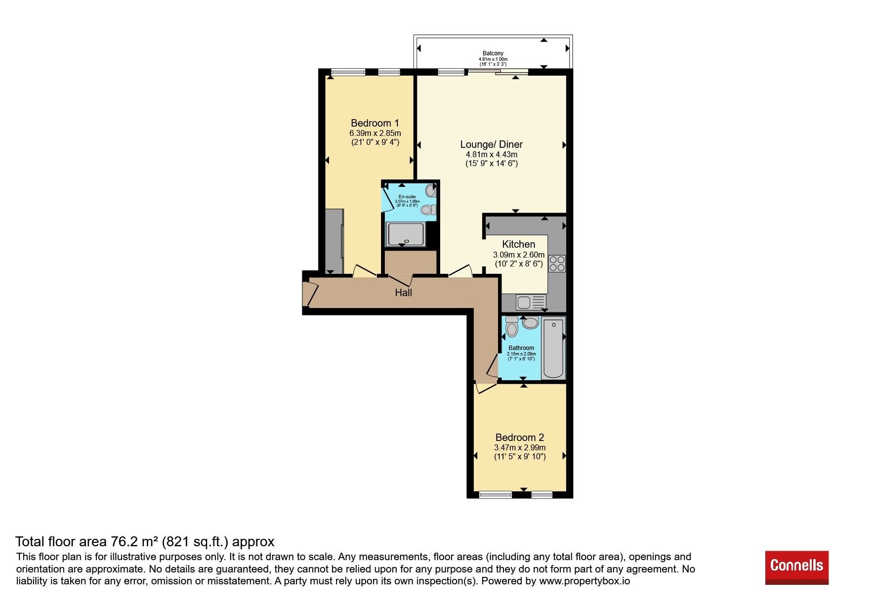 Penthouse 604, 3, Anchor Street, Ipswich floorplan