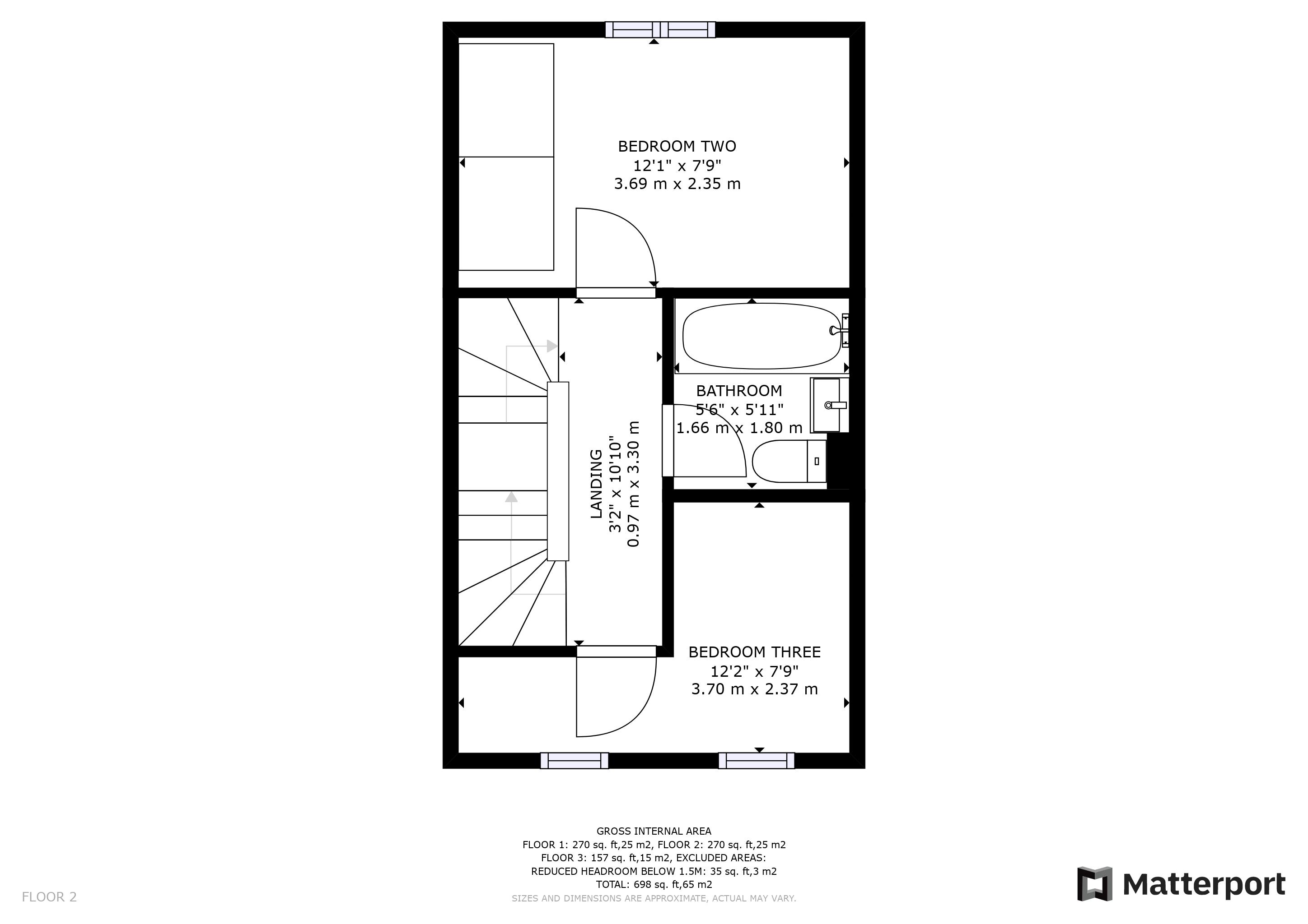 Regal Walk, Kings Down, Bridgwater TA6, 3 bedroom terraced house for