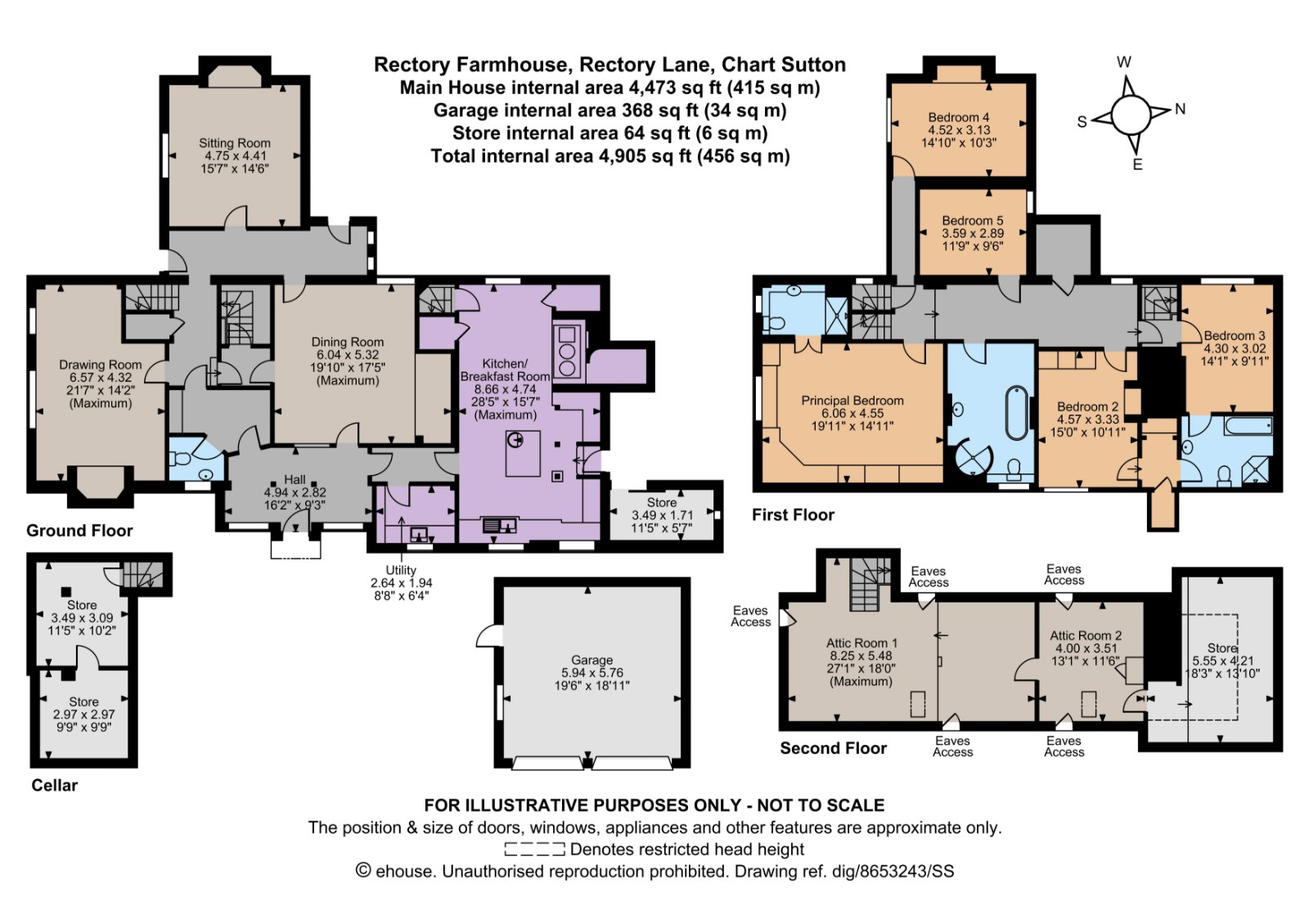 Rectory Farmhouse,, Rectory Lane, Maidstone floorplan
