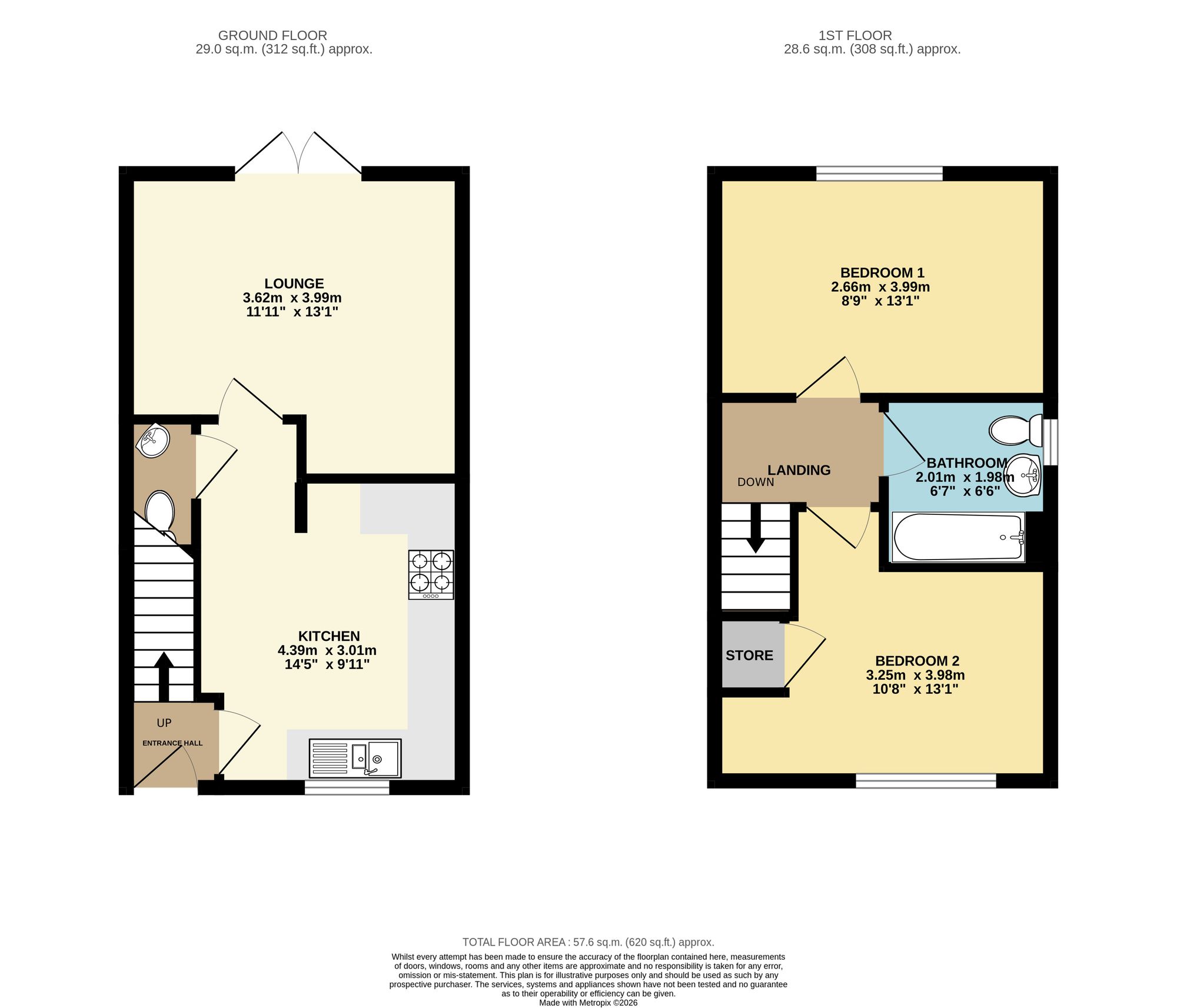 48 Mill Farm Drive, Alfreton floorplan