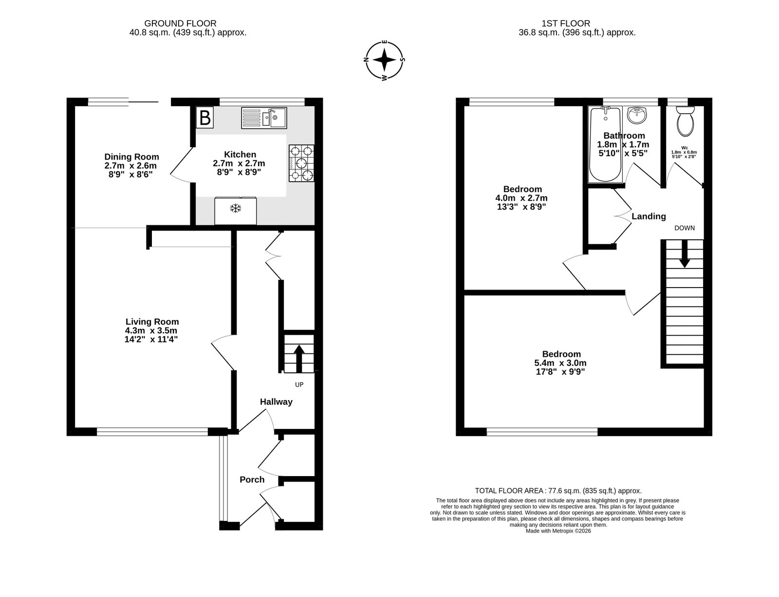 79, Linley Road, Broadstairs floorplan