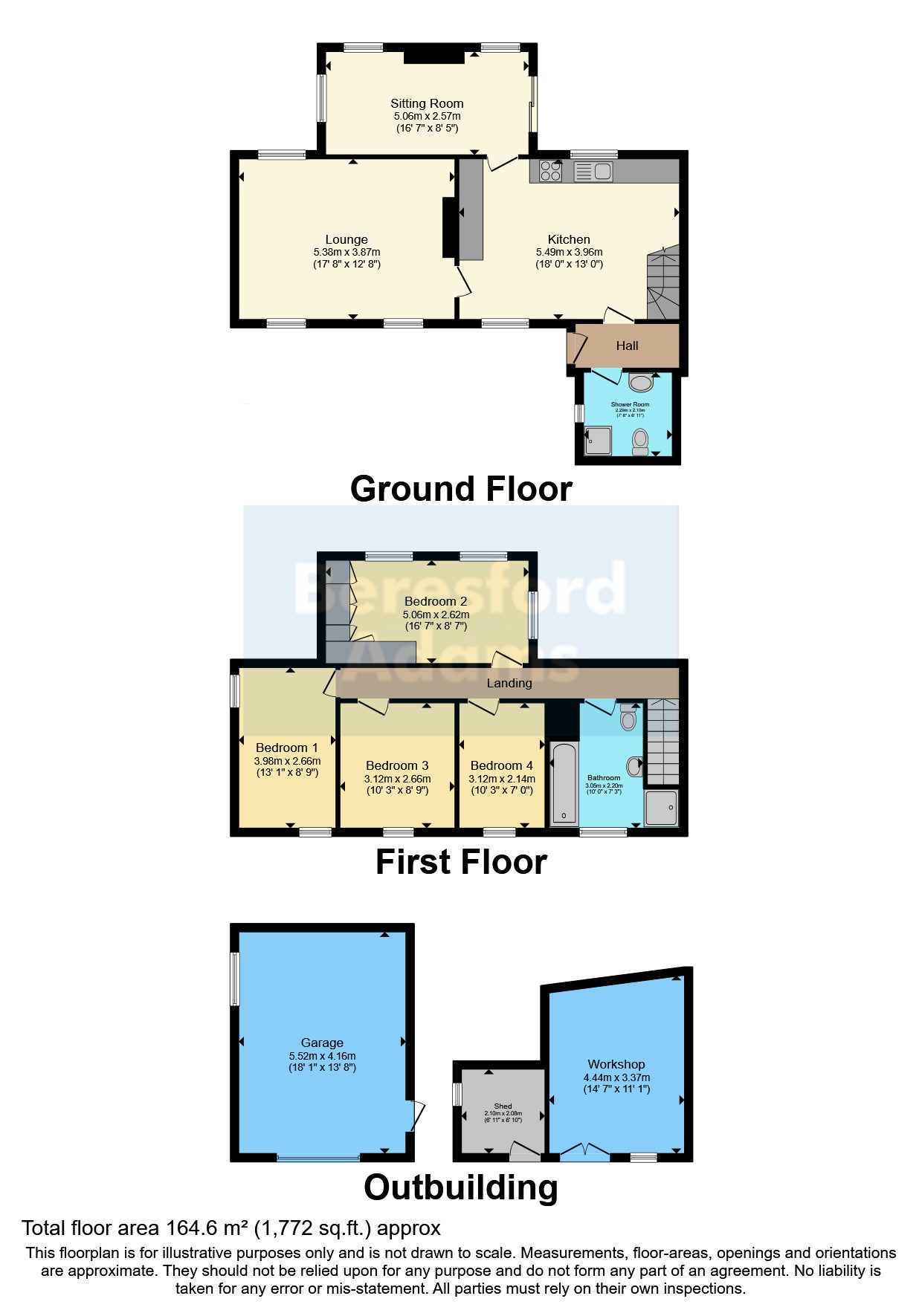 1, Pyllau Road, Conwy floorplan