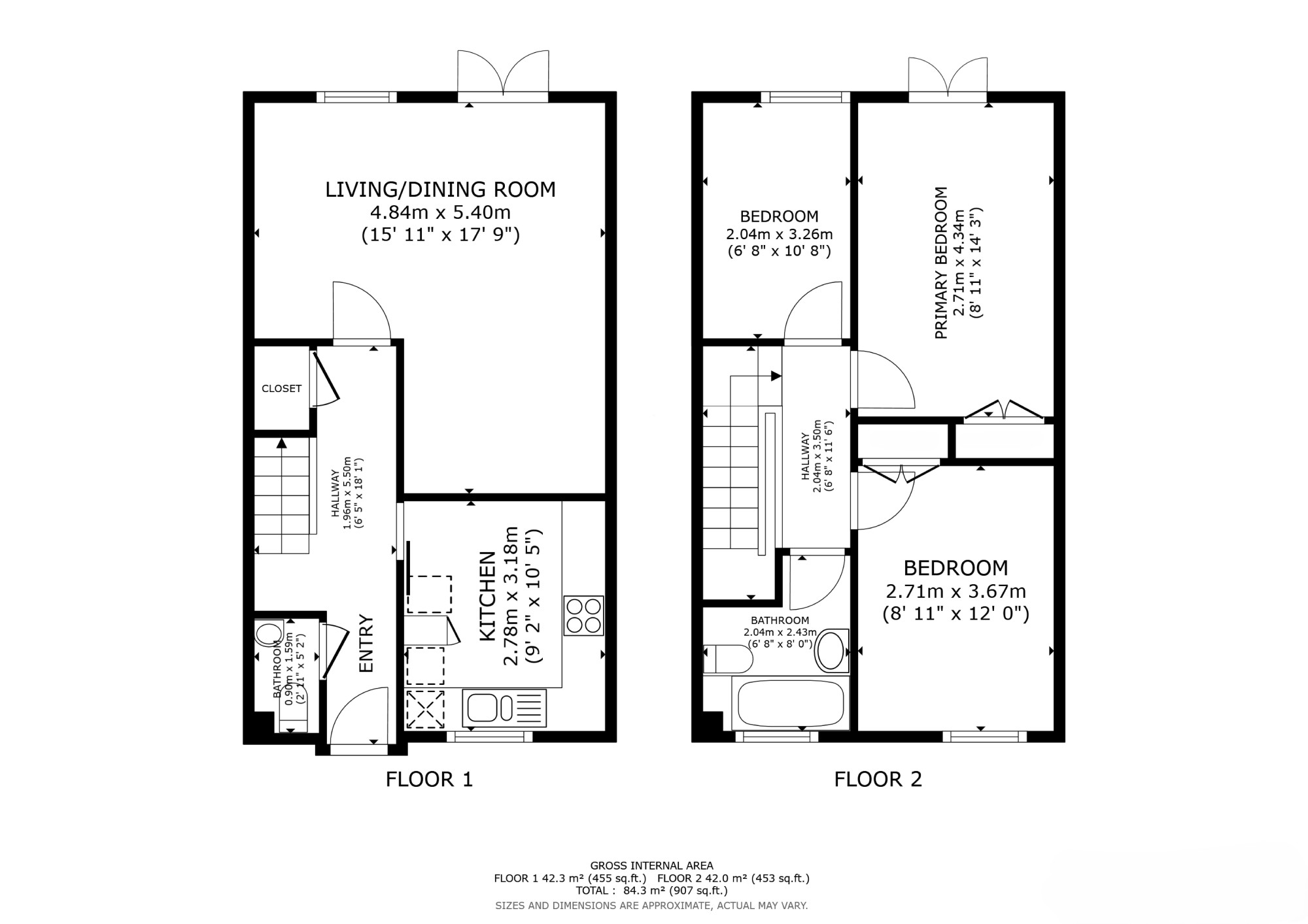 16, Bramling Court, Ashford floorplan