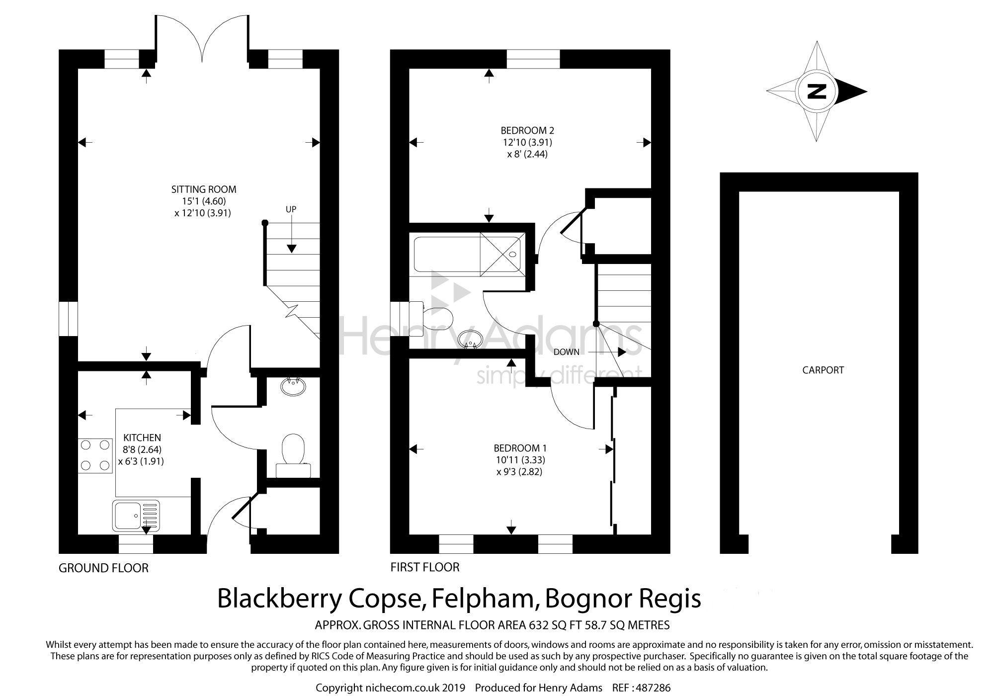 2 Bedrooms End terrace house for sale in Blackberry Copse, Felpham, Bognor Regis PO22
