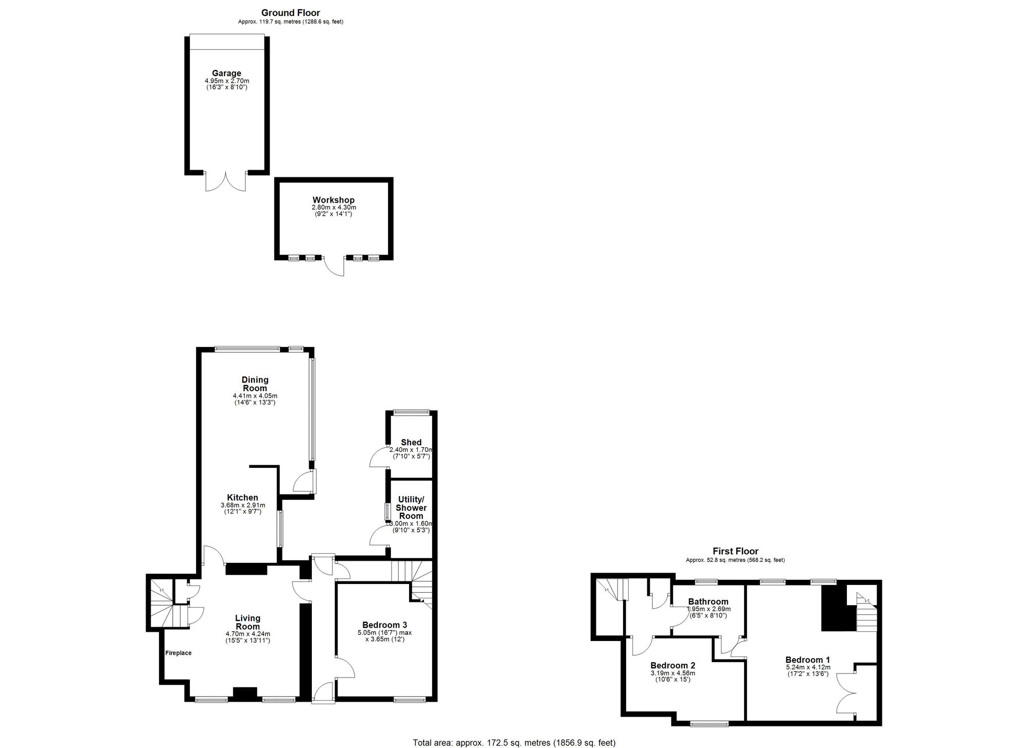 Tavy Cottage, Crediton floorplan