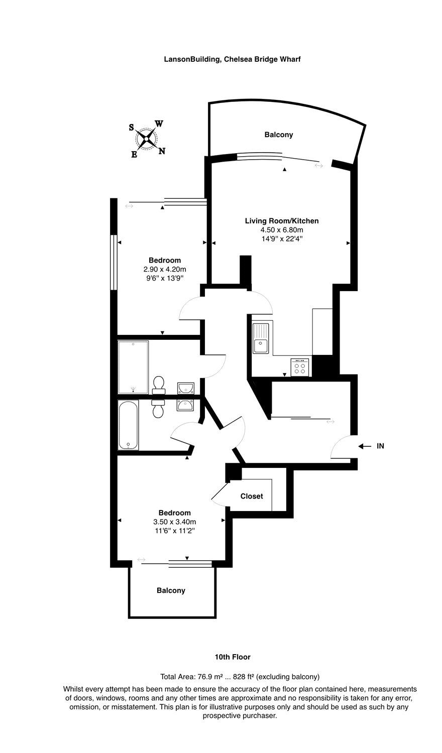 2 Bedrooms  to rent in Lanson Building, Chelsea Bridge Wharf, 348 Queenstown Road, London SW11