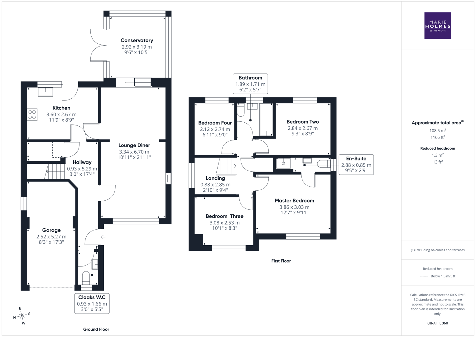 25, Ridge Way, Preston floorplan