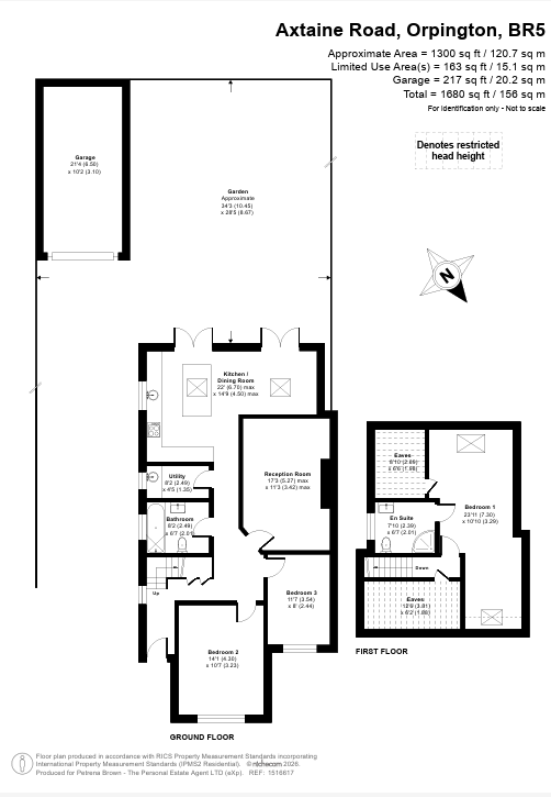 18, Axtaine Road, Orpington floorplan