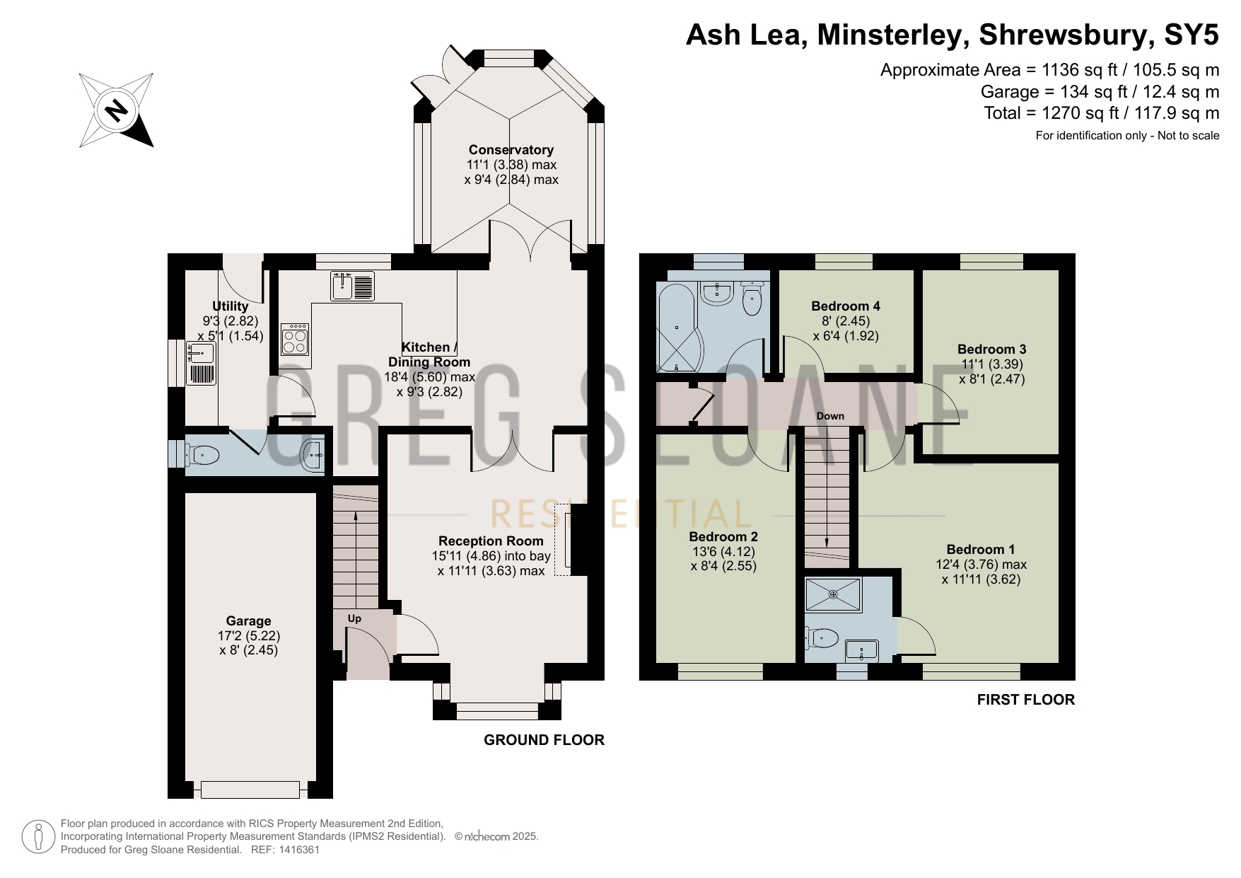 79 Ash Lea, Shrewsbury floorplan