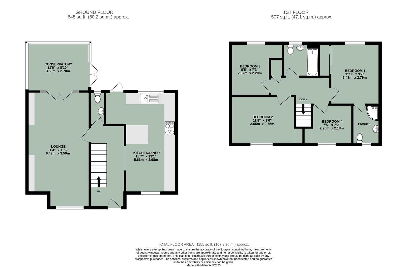 7, Sixpenny Lane, Chalgrove floorplan