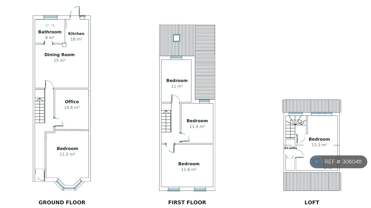Nicholson Road, Croydon floorplan
