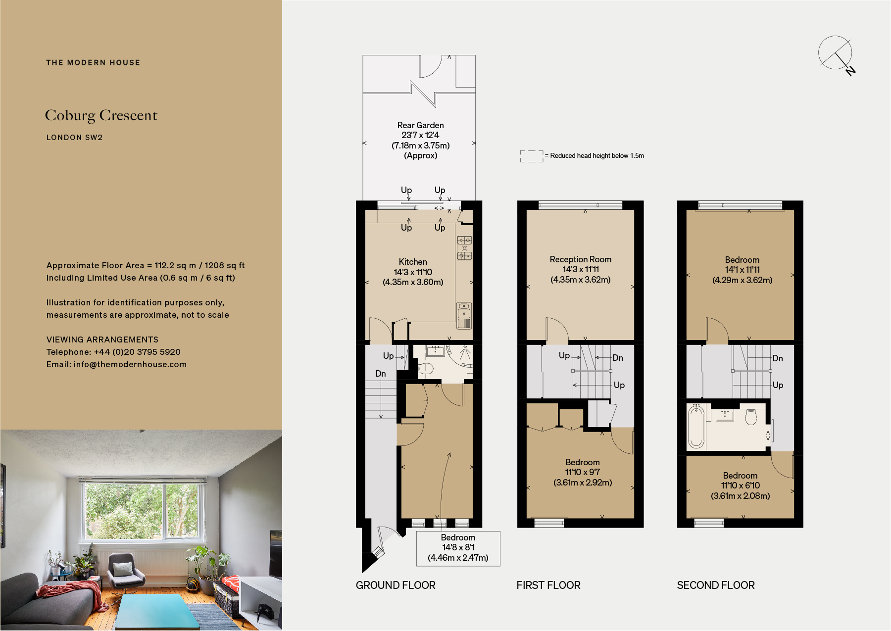 Coburg Crescent, London SW2, 4 bedroom terraced house for sale