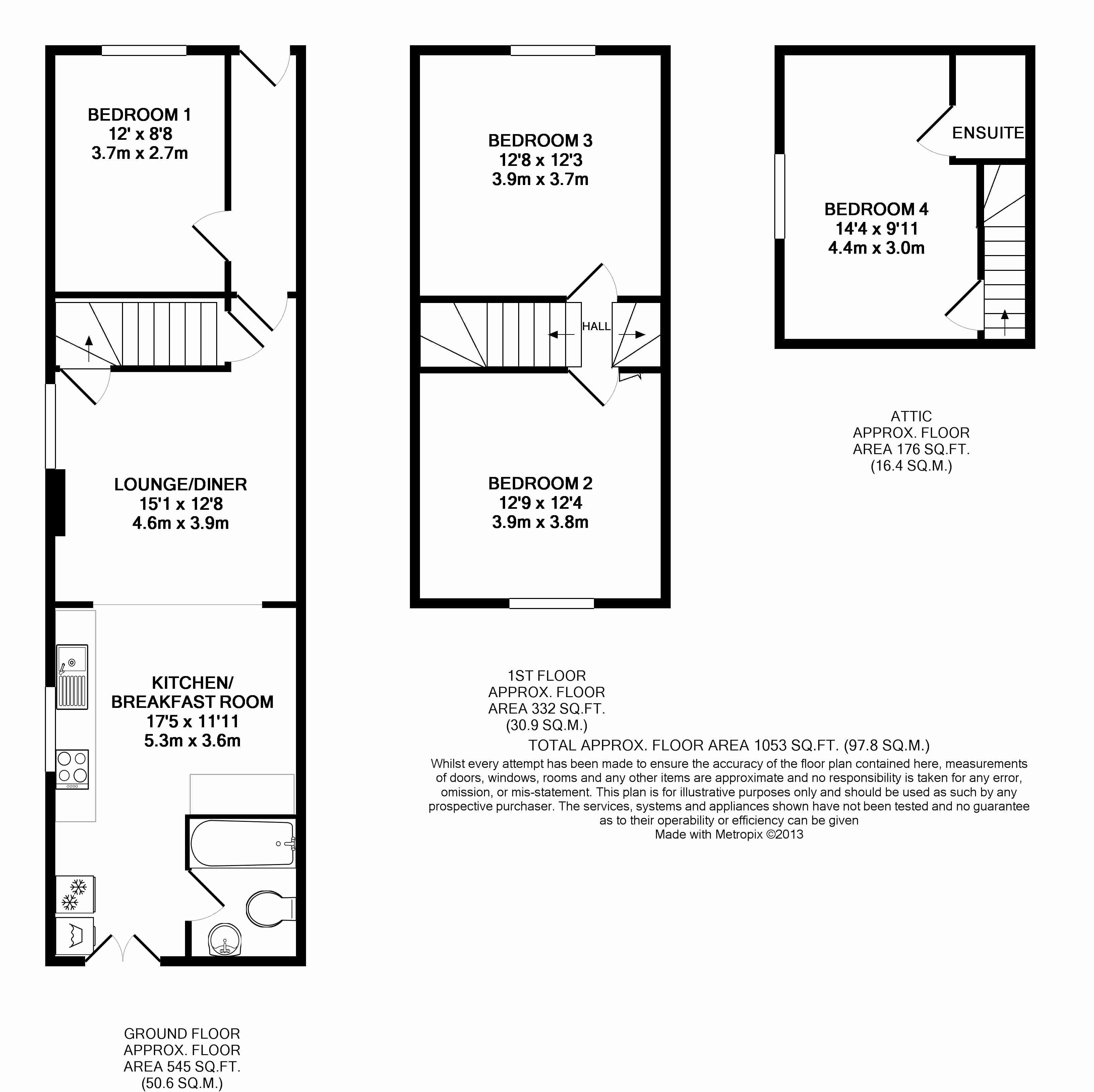 City Road, Dunkirk, Nottingham floorplan