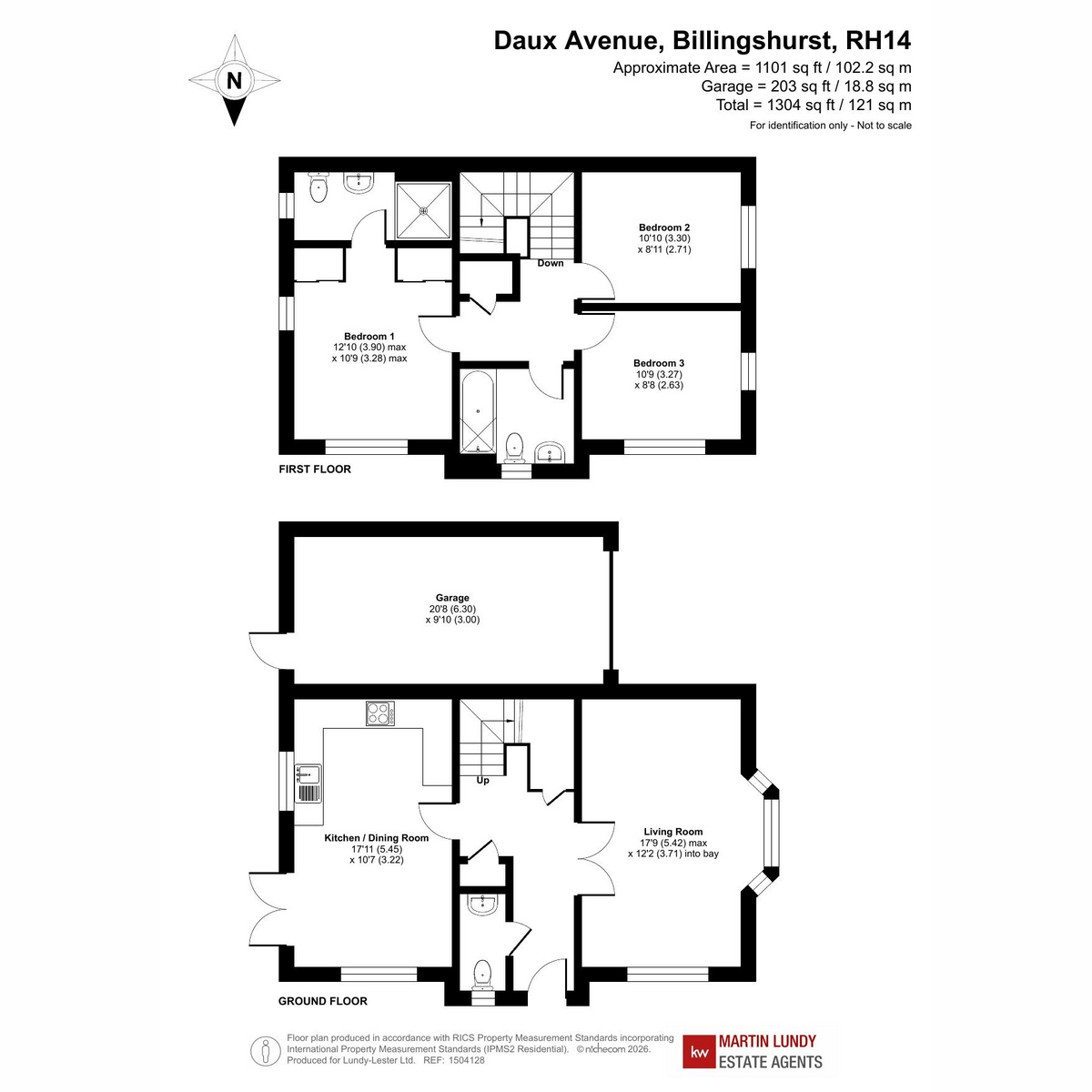 77, Daux Avenue, Billingshurst floorplan
