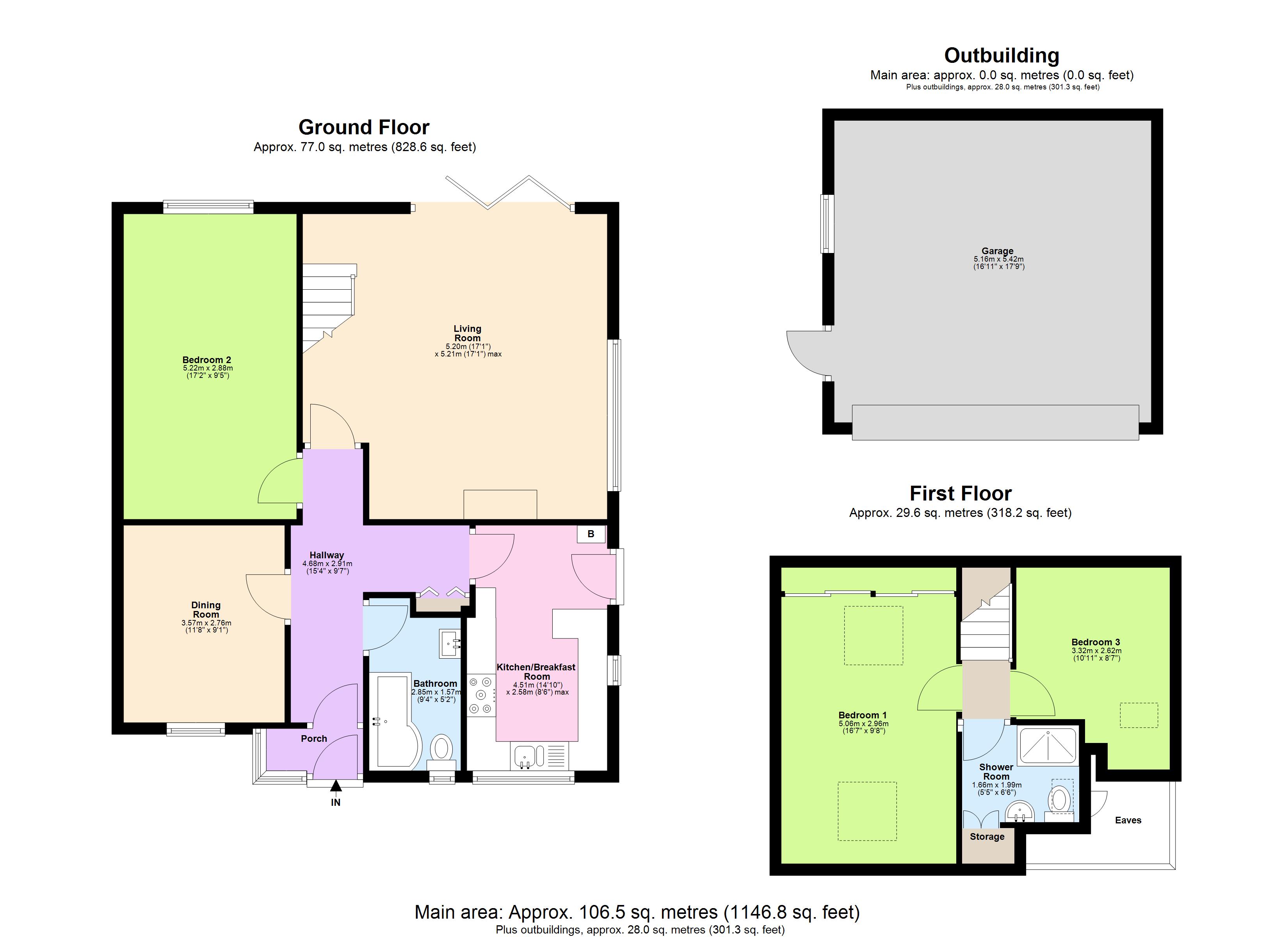 50, Kings Road, Hertfordshire floorplan
