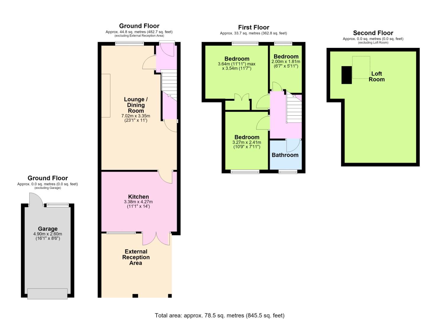 15, Monks Walk, Steyning floorplan