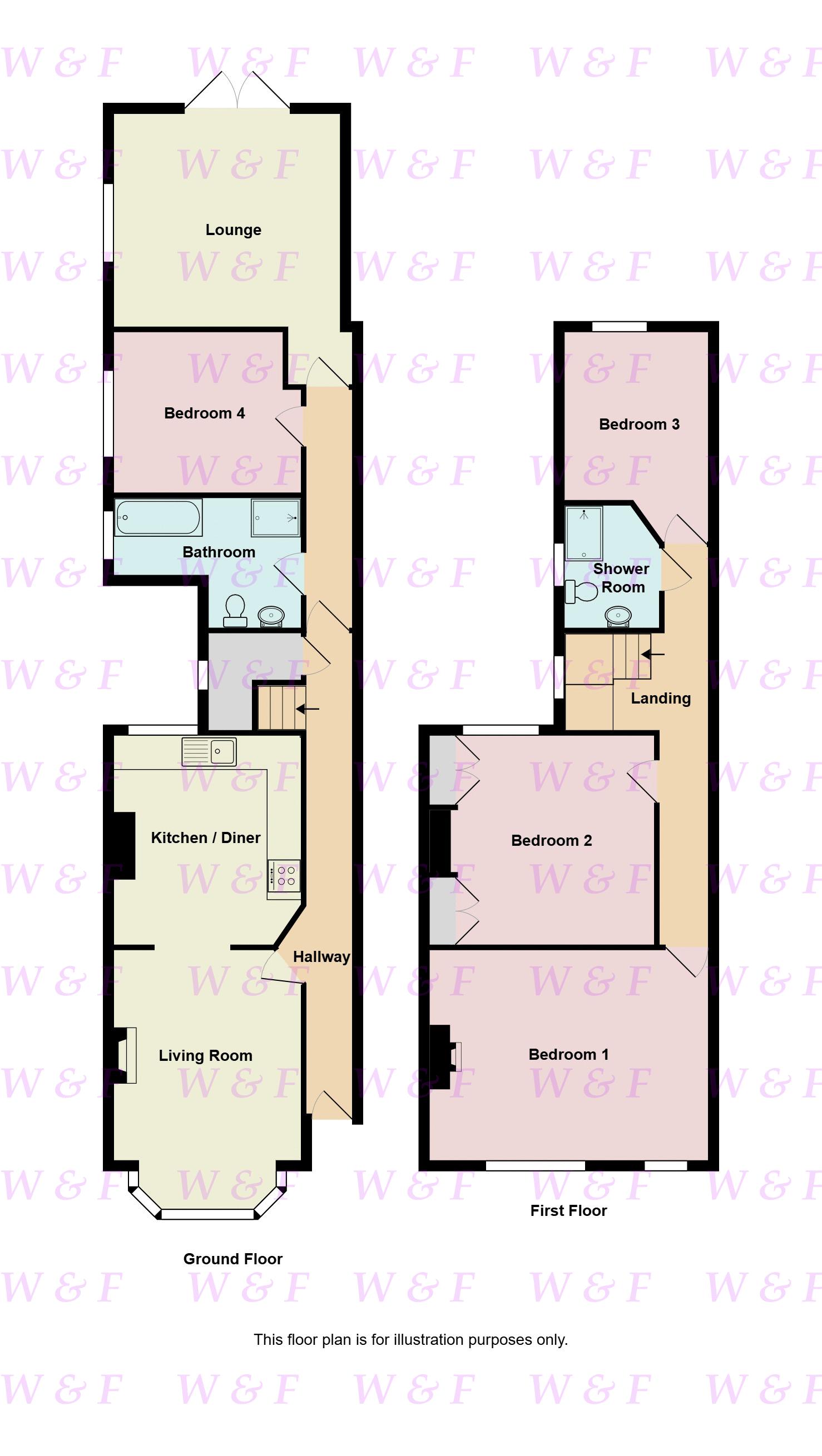 141, Church Road, Birmingham floorplan