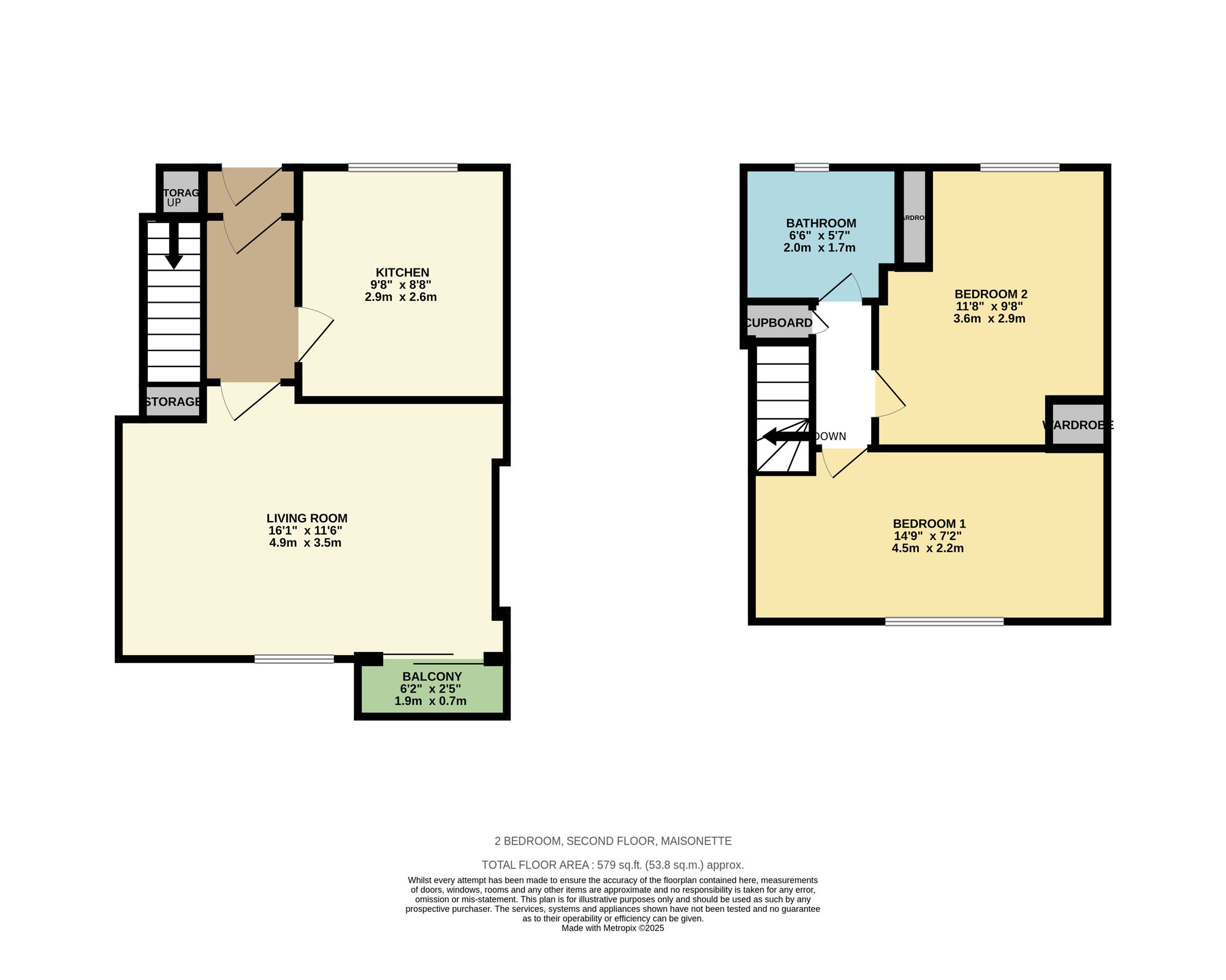 58 Brunswick Street, Leicester floorplan