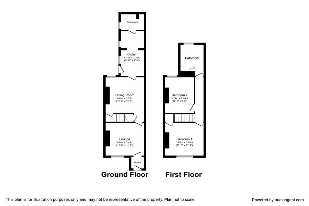 2 Bedrooms Semi-detached house for sale in Victoria Avenue, Staveley, Chesterfield S43