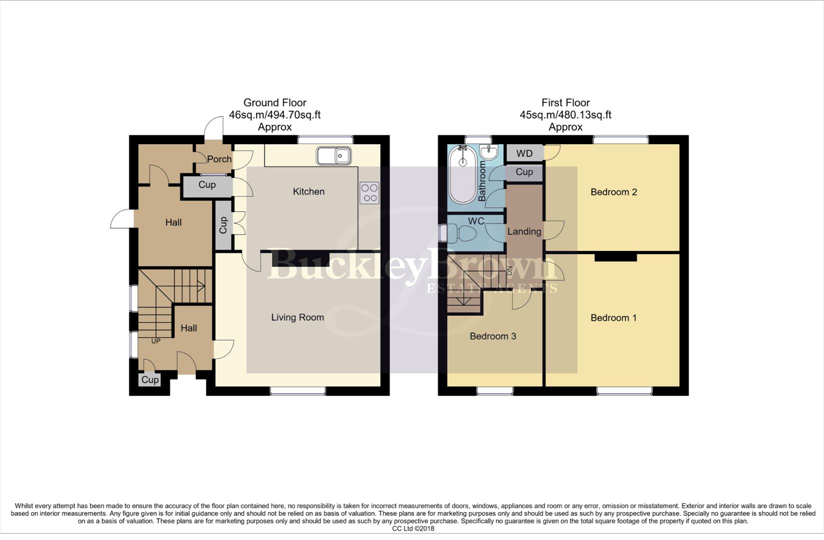9, Lime Tree Road, Newark floorplan