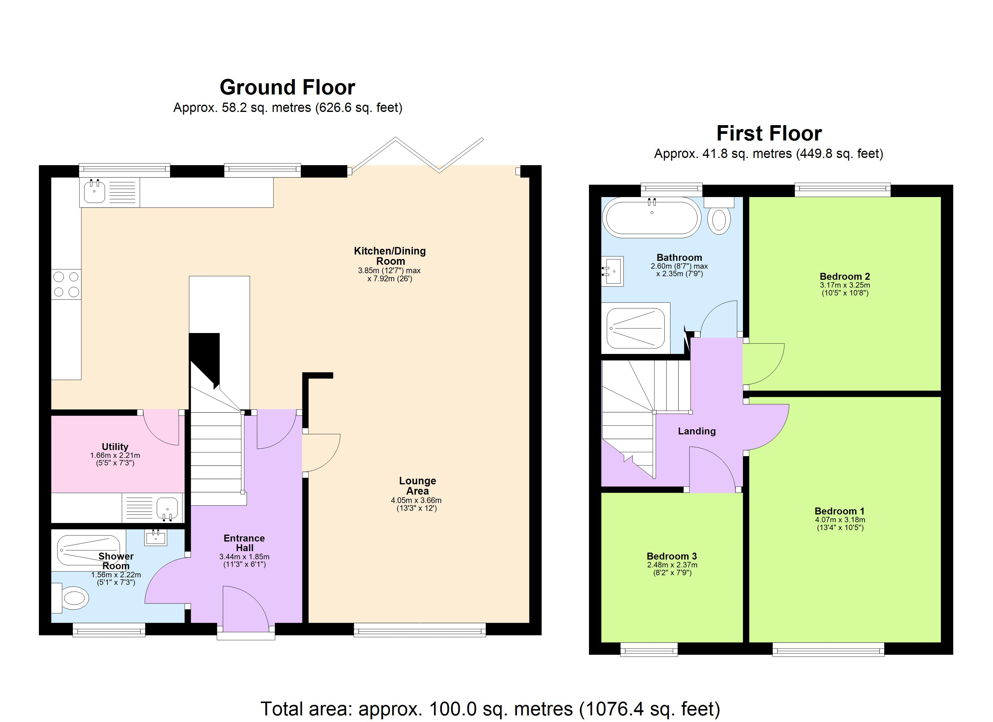 253, Park Avenue, Hertfordshire floorplan