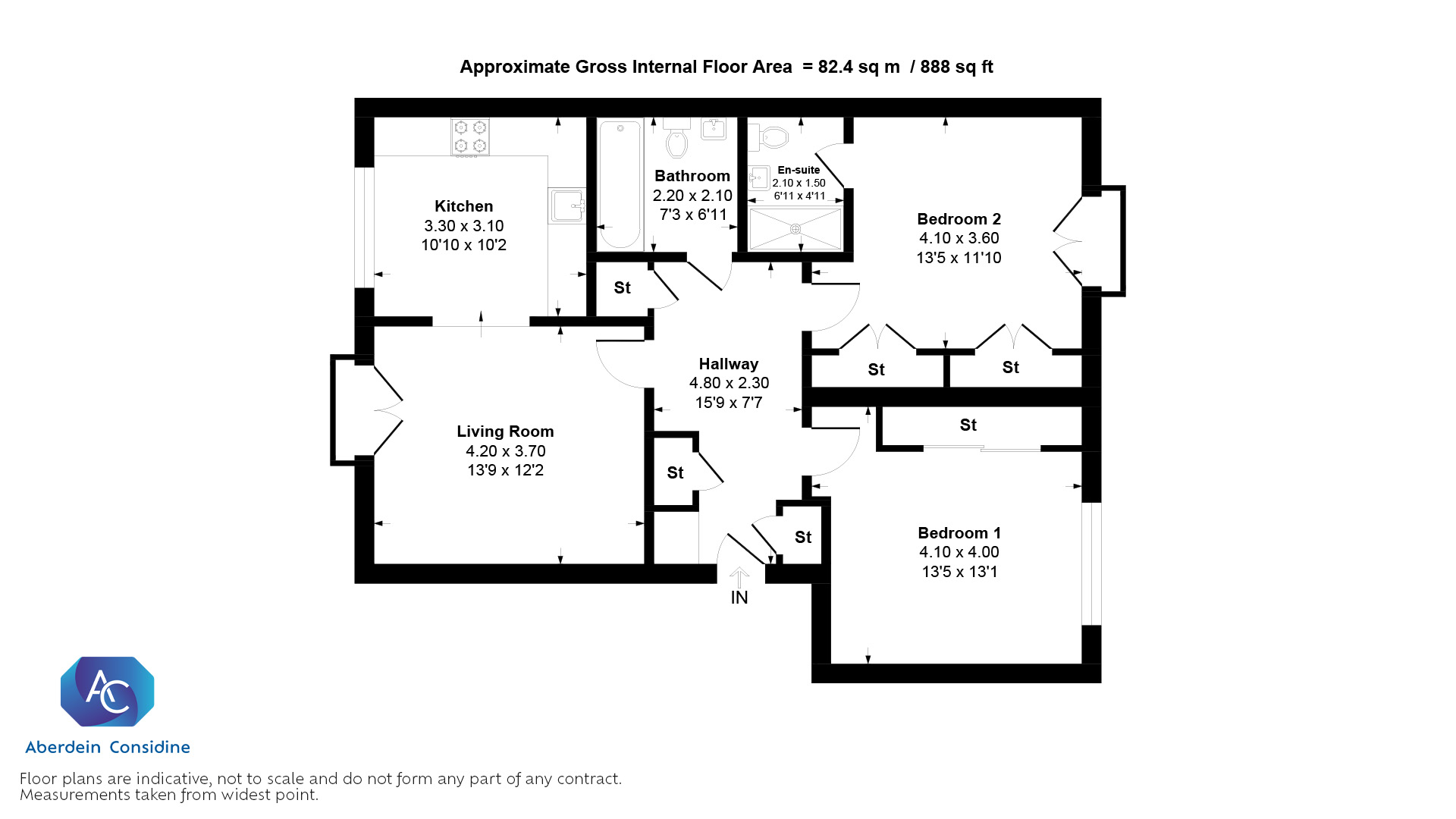 3/1, 67, Craigend Circus, Glasgow City floorplan
